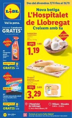 Vista previa Lidl - L'Hospitalet de Llobregat válido desde el 07.11.2025