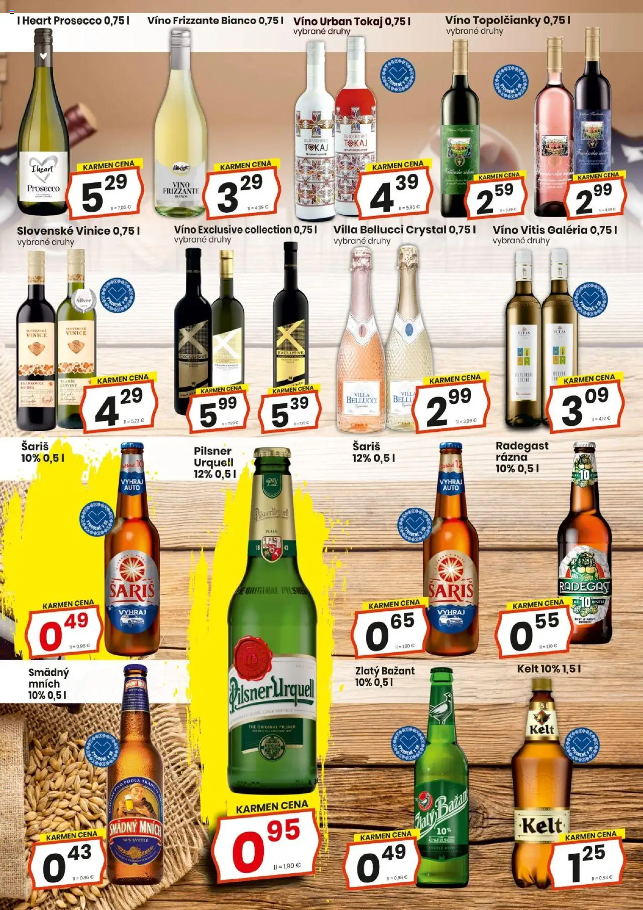 Nové KARMEN CBA akcie – leták je platný od 18.09.2025 | Strana: 13 | Produkty: Kelt, Zlatý Bažant, Šariš, Smädný Mních
