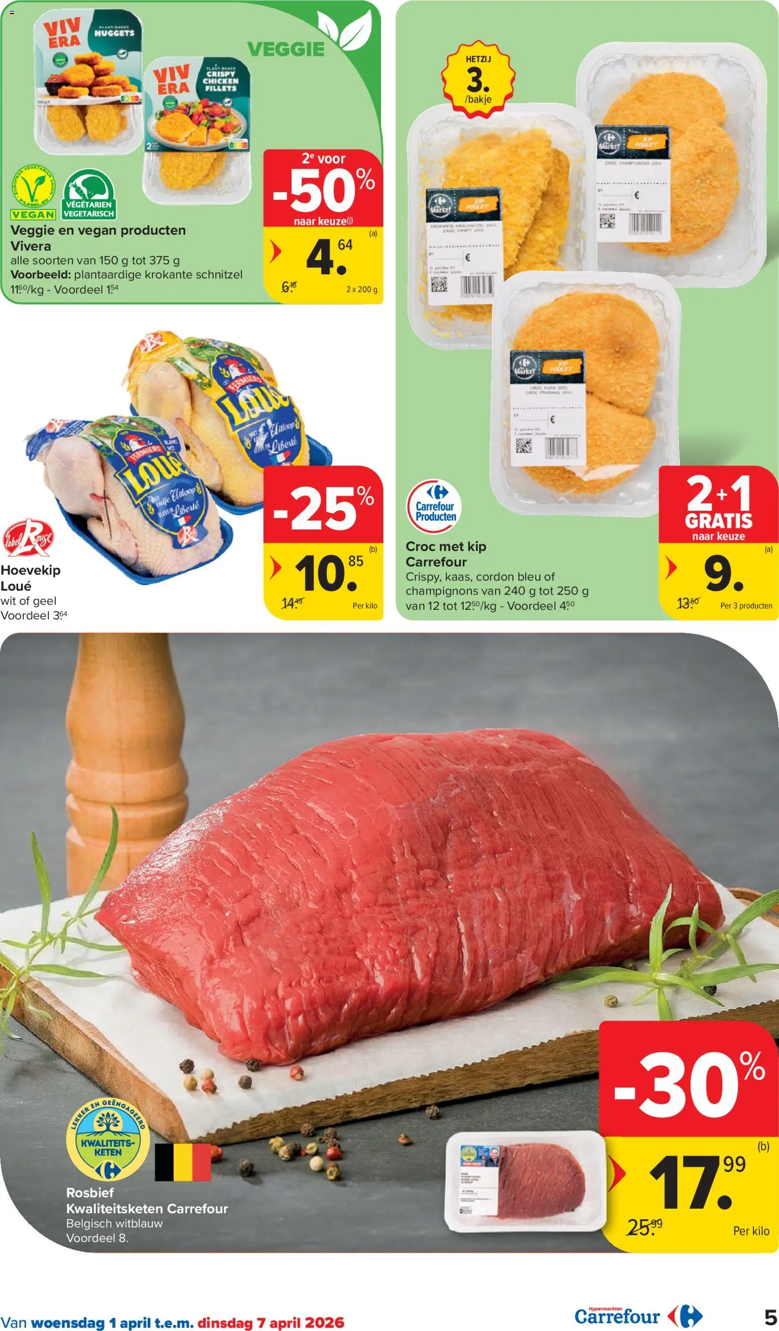 {H1} | Pagina: 5 | Producten: Schnitzel, Kip