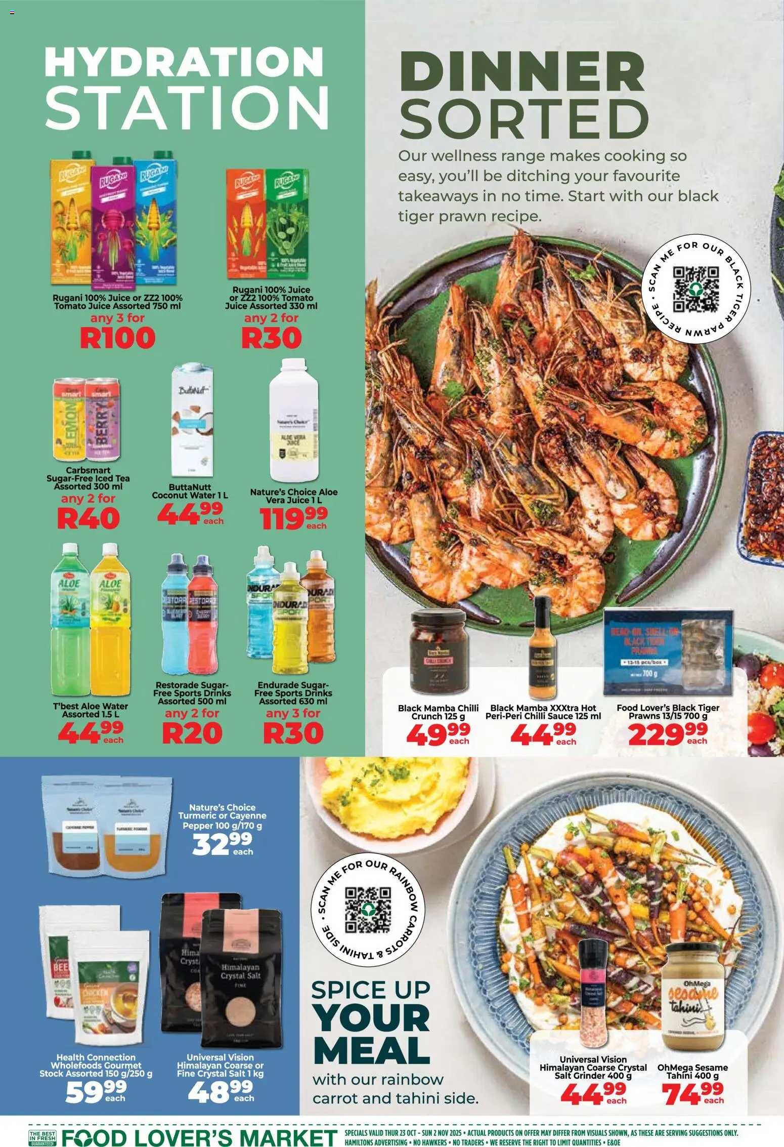 New Food Lover's Market catalogue – valid from 23.10.2025 | Page: 6 | Products: Juice, Water, Sauce, Peach