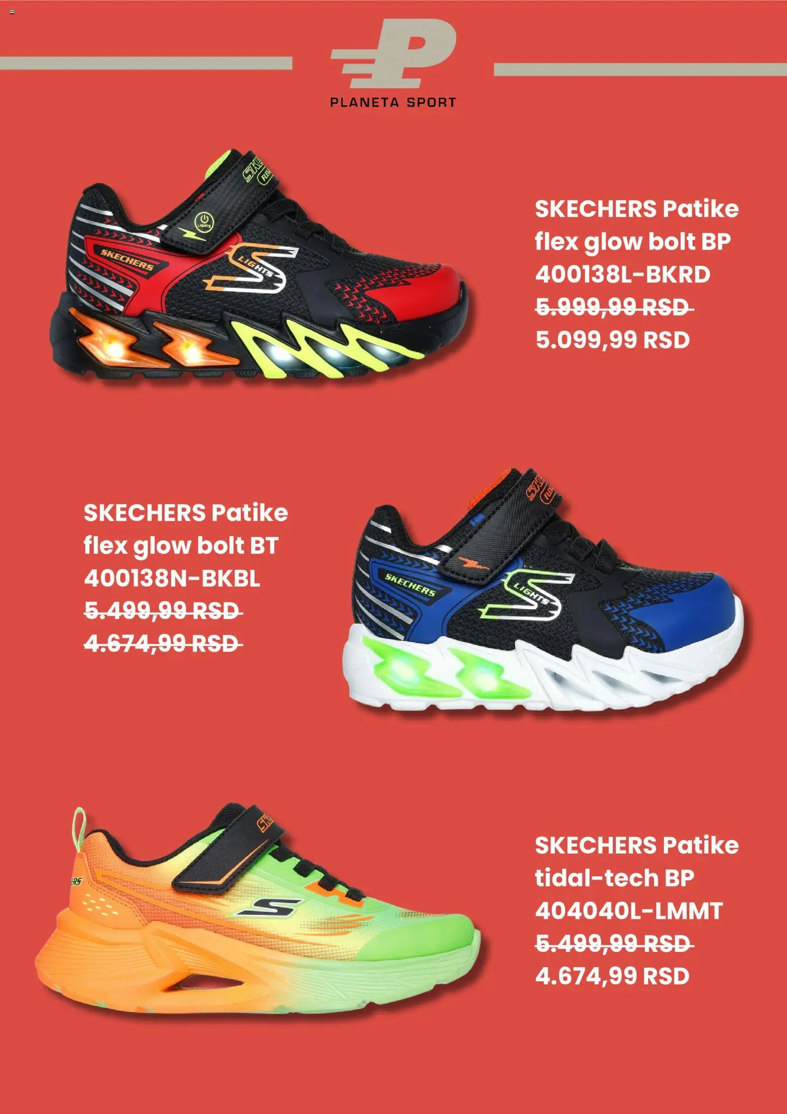 Planeta Sport katalog - važi od 01.04.2026 | Strana: 3 | Proizvode: Patike