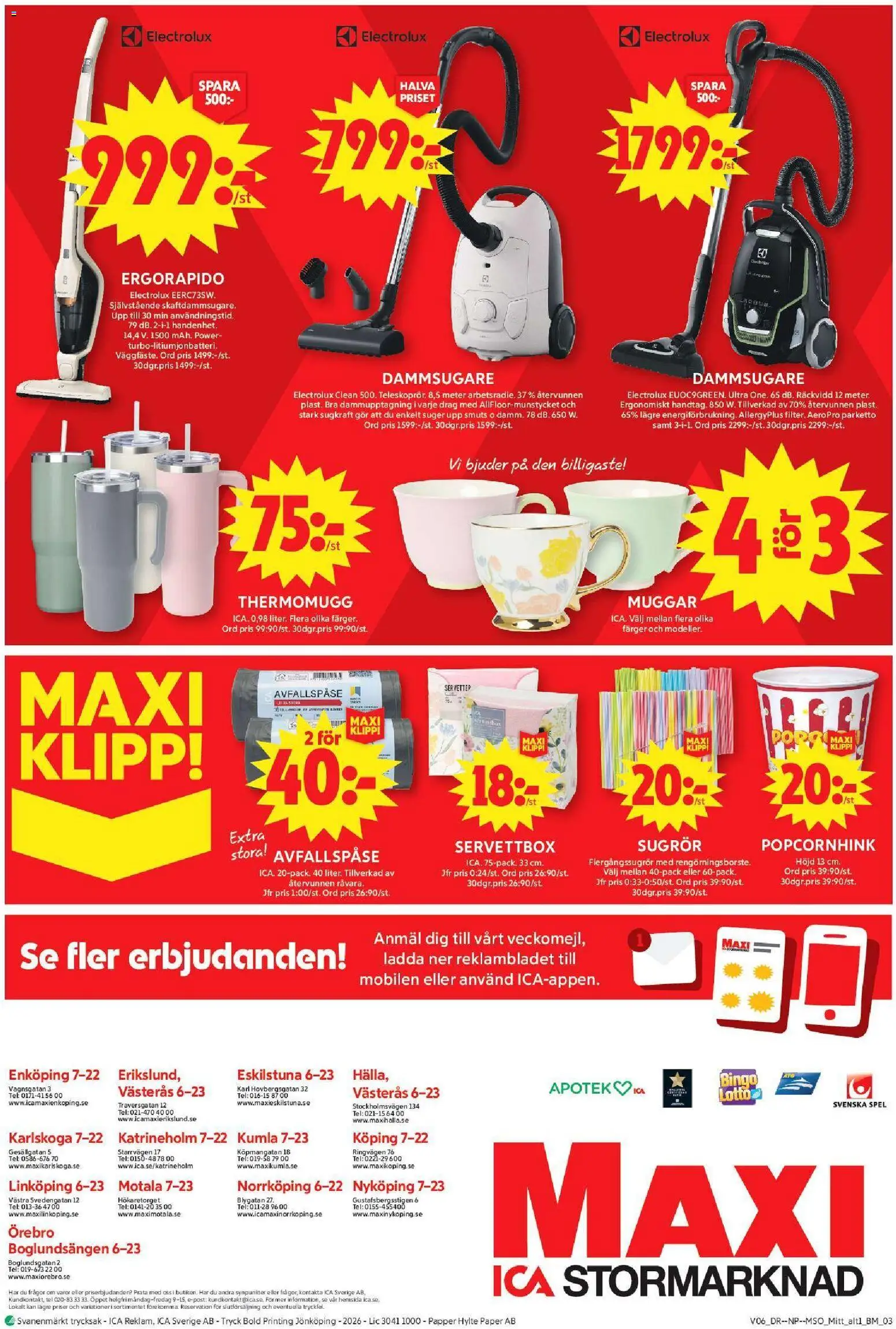 ICA Maxi reklamblad aktuell från 02.02.2026 | Sida: 12