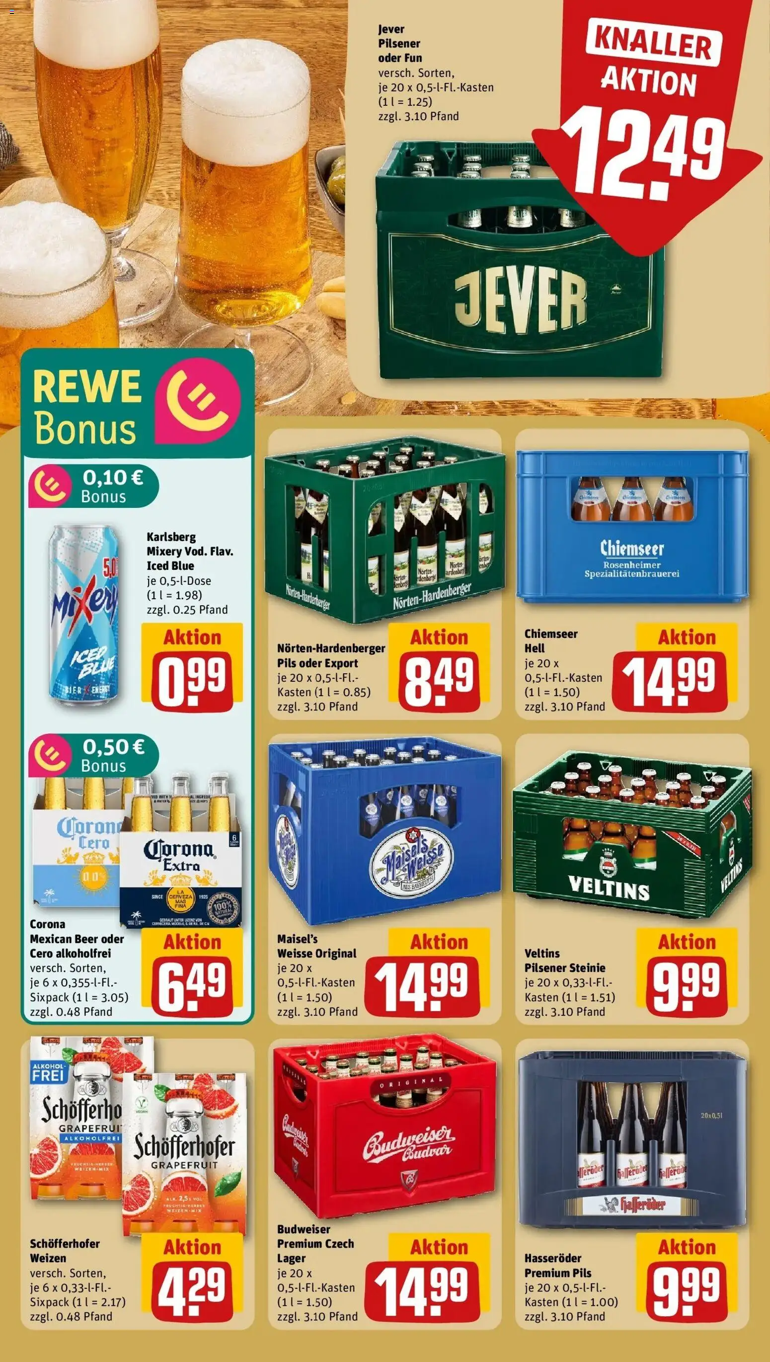 Rewe Prospekt Hallenberg	 – gültig ab 09.03.2026 | Seite: 17 | Produkte: Grapefruit, Mixery, Vodka, Hasseröder