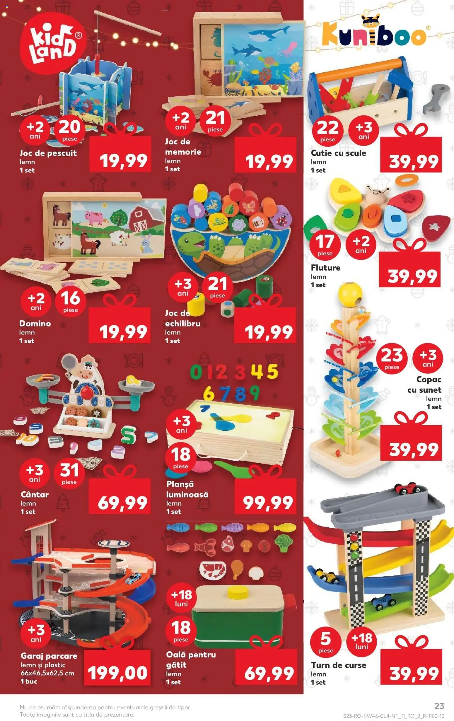Noul catalog Kaufland – valabil de la 12.11.2025 | Pagină: 23 | Produse: Joc, Oală, Cântar, Cutie