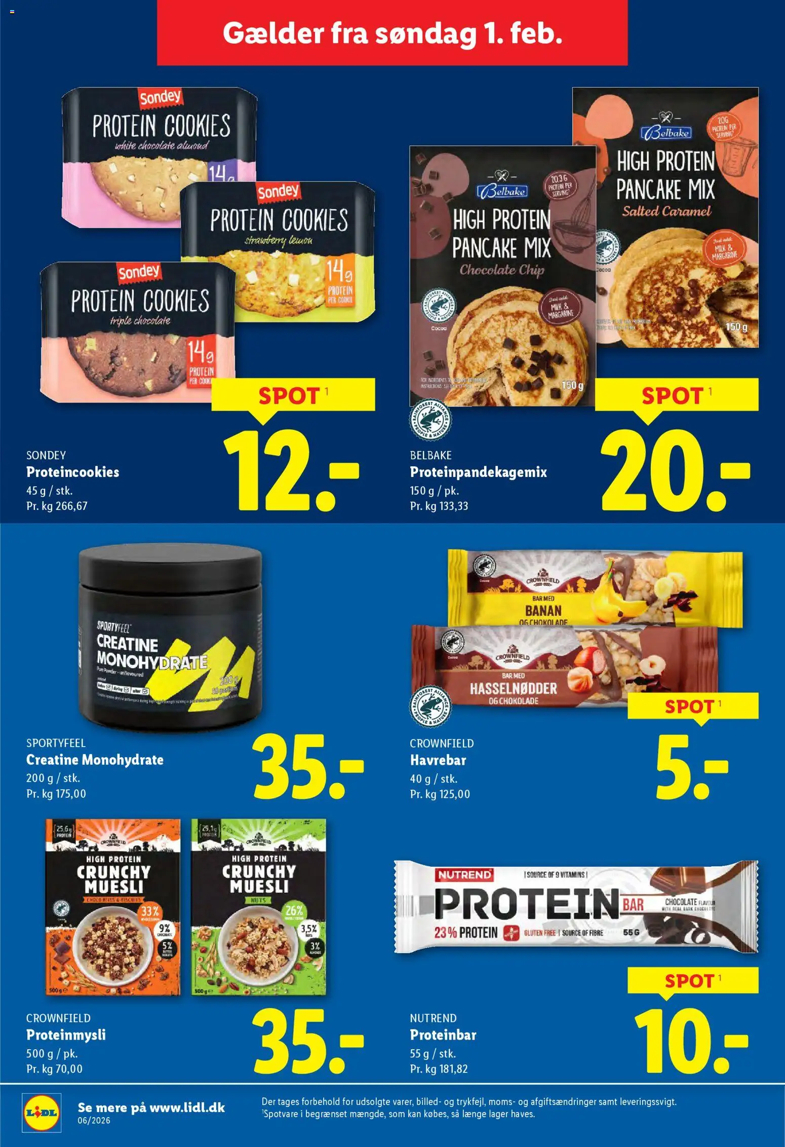 Lidl tilbudsavis – gyldig fra 01.02.2026 | Side: 11 | Produkter: Chokolade, Cookies, Hasselnødder, Margarine