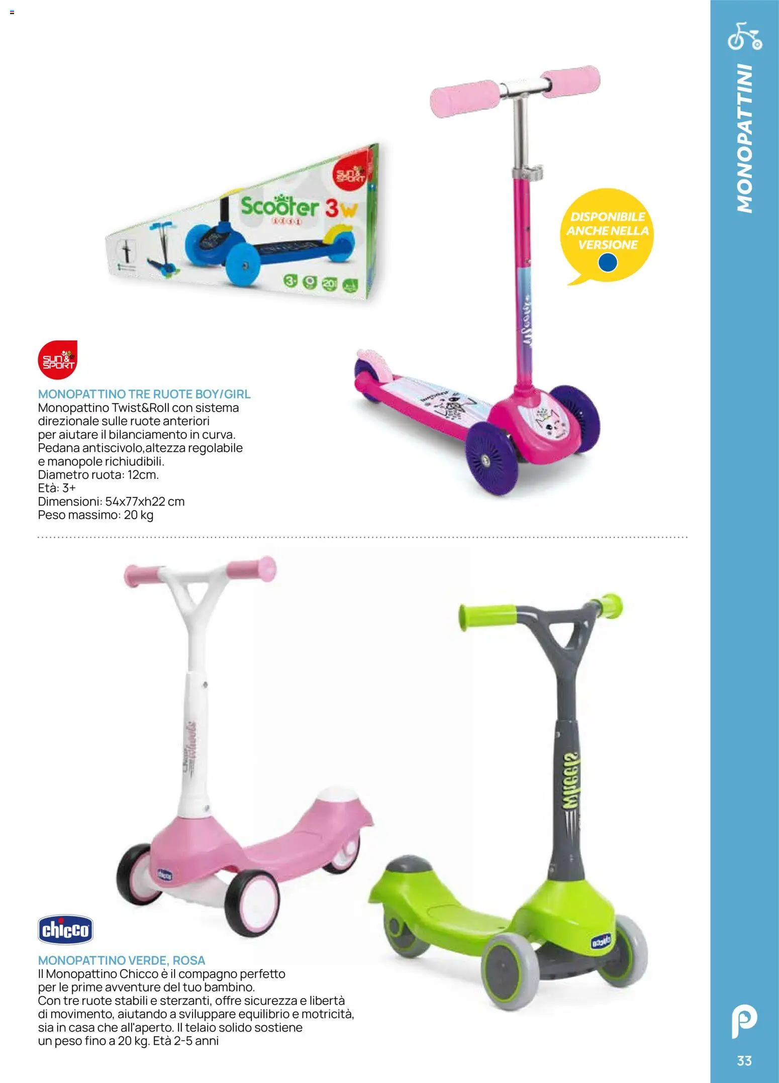 Volantino Prenatal del 28.04.2026 | Pagina: 33 | Prodotti: Monopattino