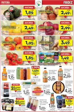 Froiz folleto │ válido desde el 28.08.2025 | Página: 2 | Productos: Pizza, Ensalada, Παγωμένο τσάι, Bolsa
