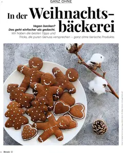 Weihnachts-bäckerei, Vegan backen? Das geht einfacher als gedacht. Wir haben die besten Tipps und Tricks, die puren Genuss versprechen – ganz ohne tierische Produkte. ab 14.11.2025 gültig | Seite: 66