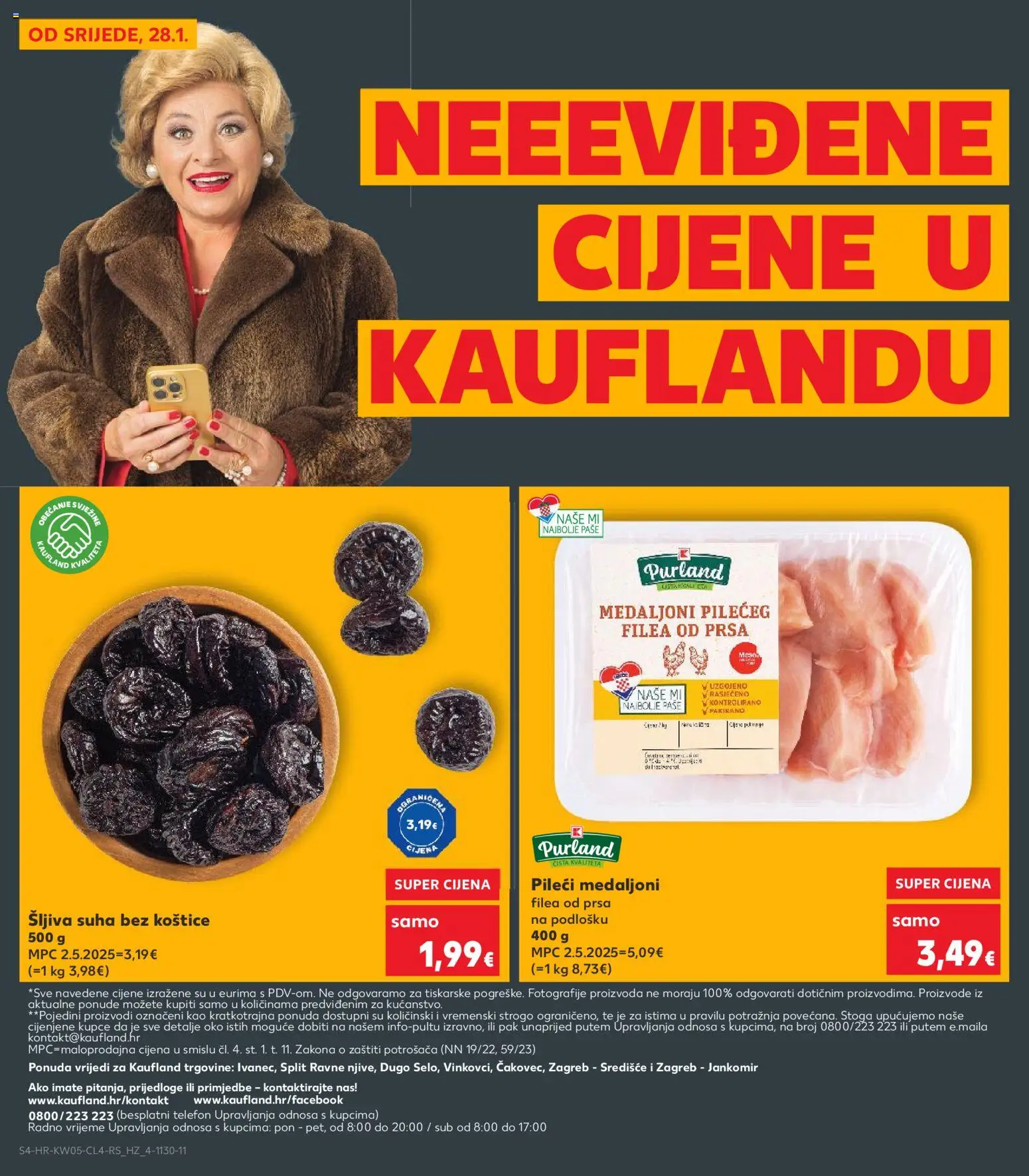 Kaufland HR akciós ujság - amely érvényes a következő dátumtól: 28.01.2026 | Oldal: 4 | Termékek: Telefon