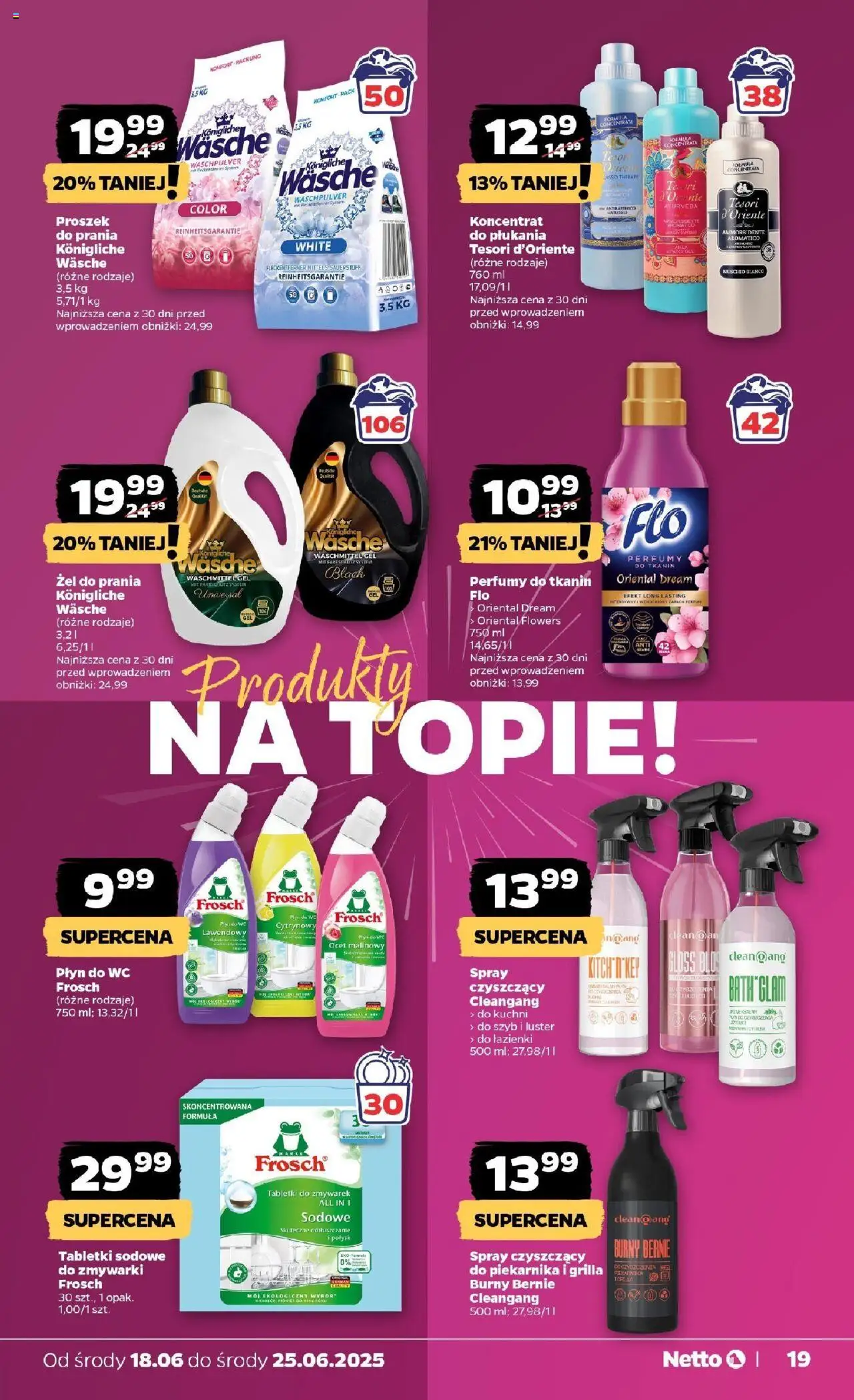 Netto gazetka - Spożywcza od 18.06.2025 | Strona: 19 | Produkty: Grill, Cleaner, Perfumy, Zapach