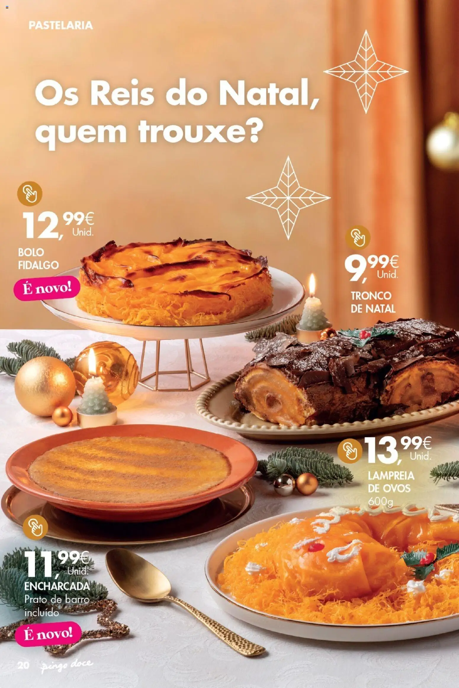 Pingo Doce - Catálogo de Natal │ válido de 25.11.2025 | Página: 20 | Produtos: Bolo, Ovos