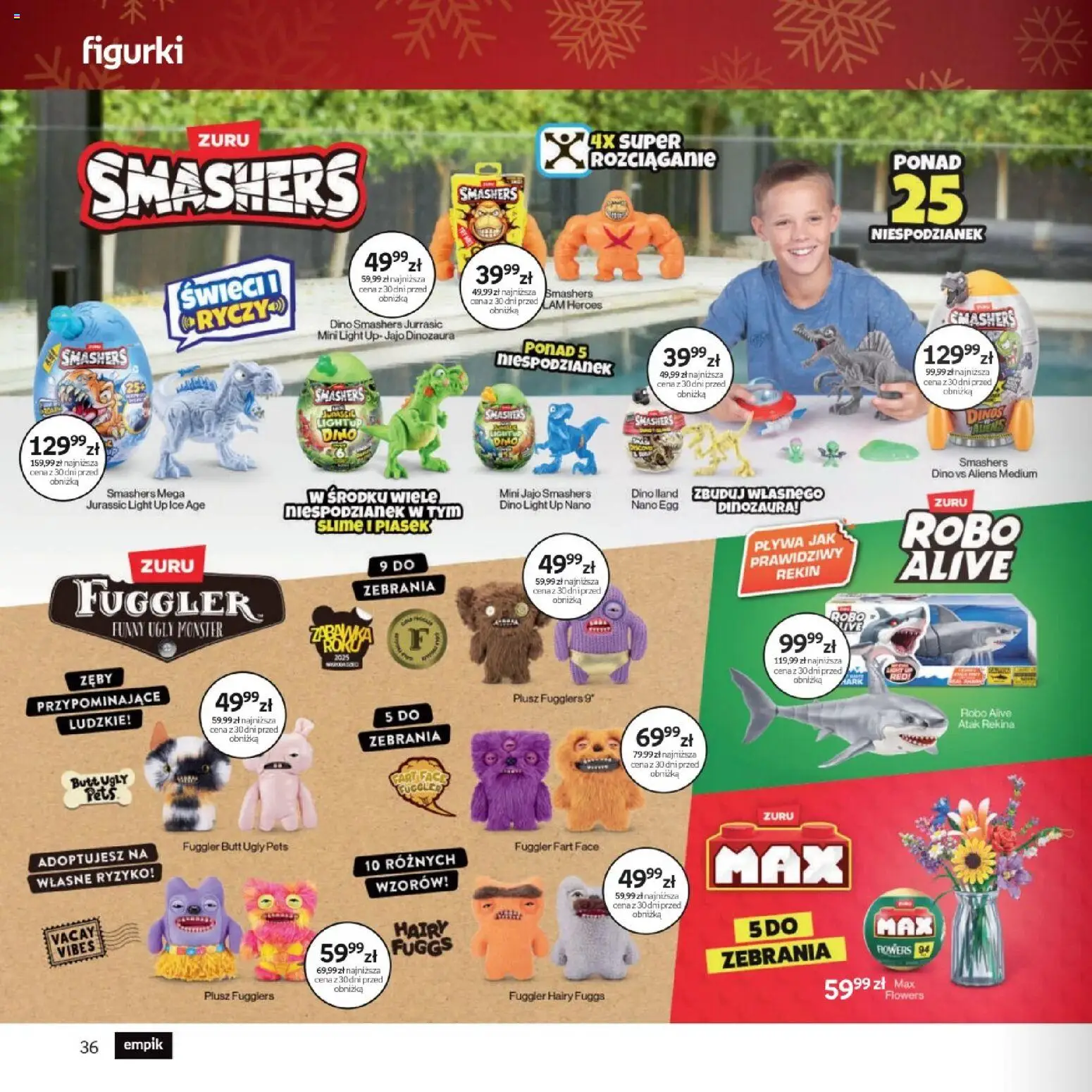 Empik promocje - Witaj w klubie znajdujących trafione prezenty dla każdego od 10.12.2025 | Strona: 36 | Produkty: Jajo dinozaura, Figurki