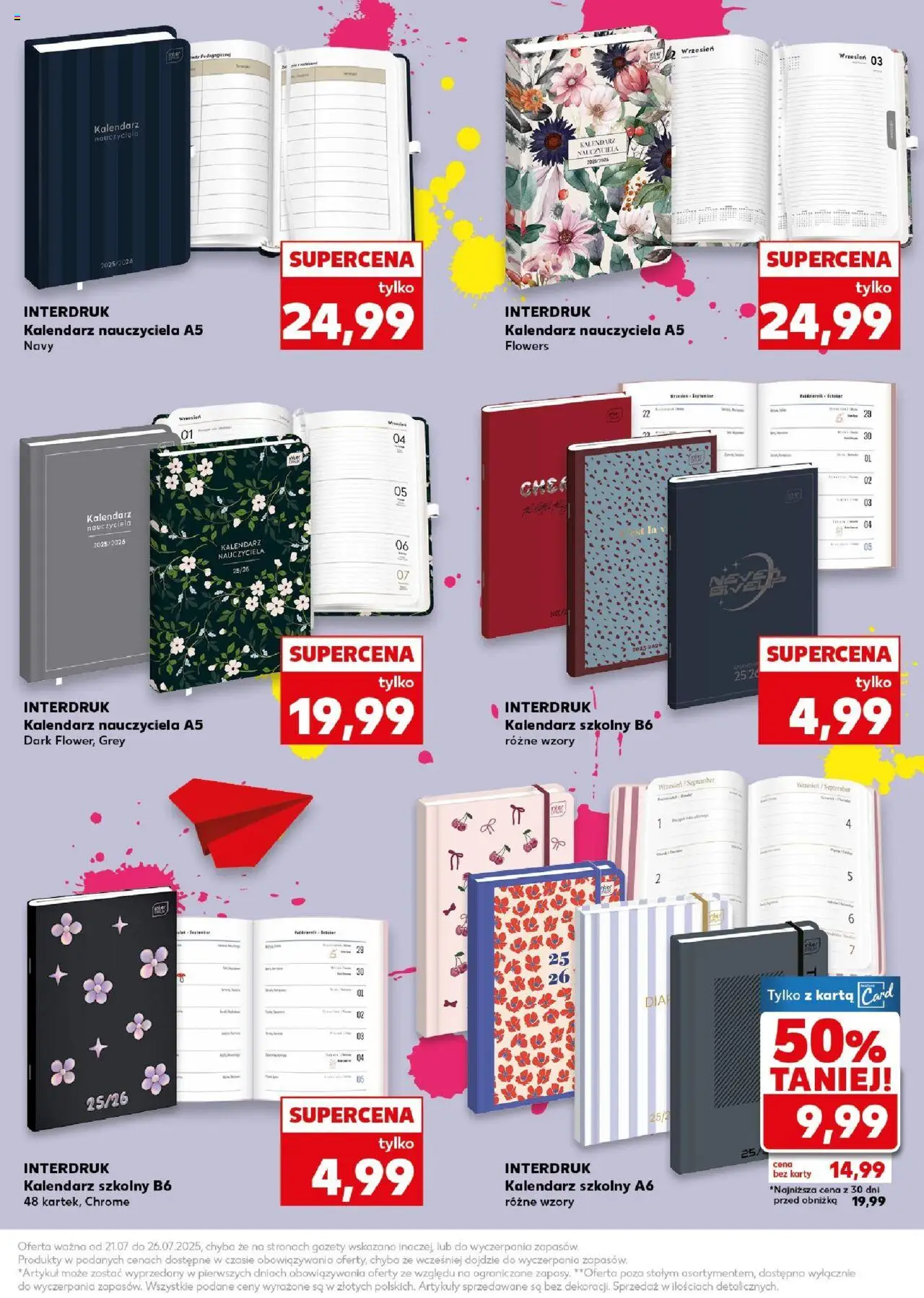Kaufland gazetka - Do Szkoły Like A Szef od 21.07.2025 | Strona: 35 | Produkty: Karta, Kalendarz, Kalendarz szkolny