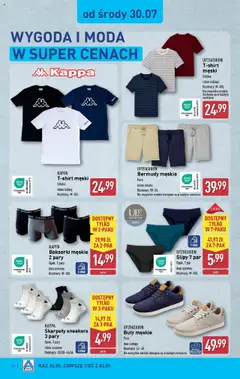 Aldi Gazetka od 28.07.2025 | Strona: 26 | Produkty: Skarpety, Bokserki, Buty męskie, Bokserki męskie