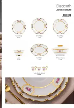 04.09.2025 tarihinden itibaren geçerli olan Karaca kataloğu önizlemesi | Sayfa: 7 | Ürünler: Kaşe, Yemek takımı