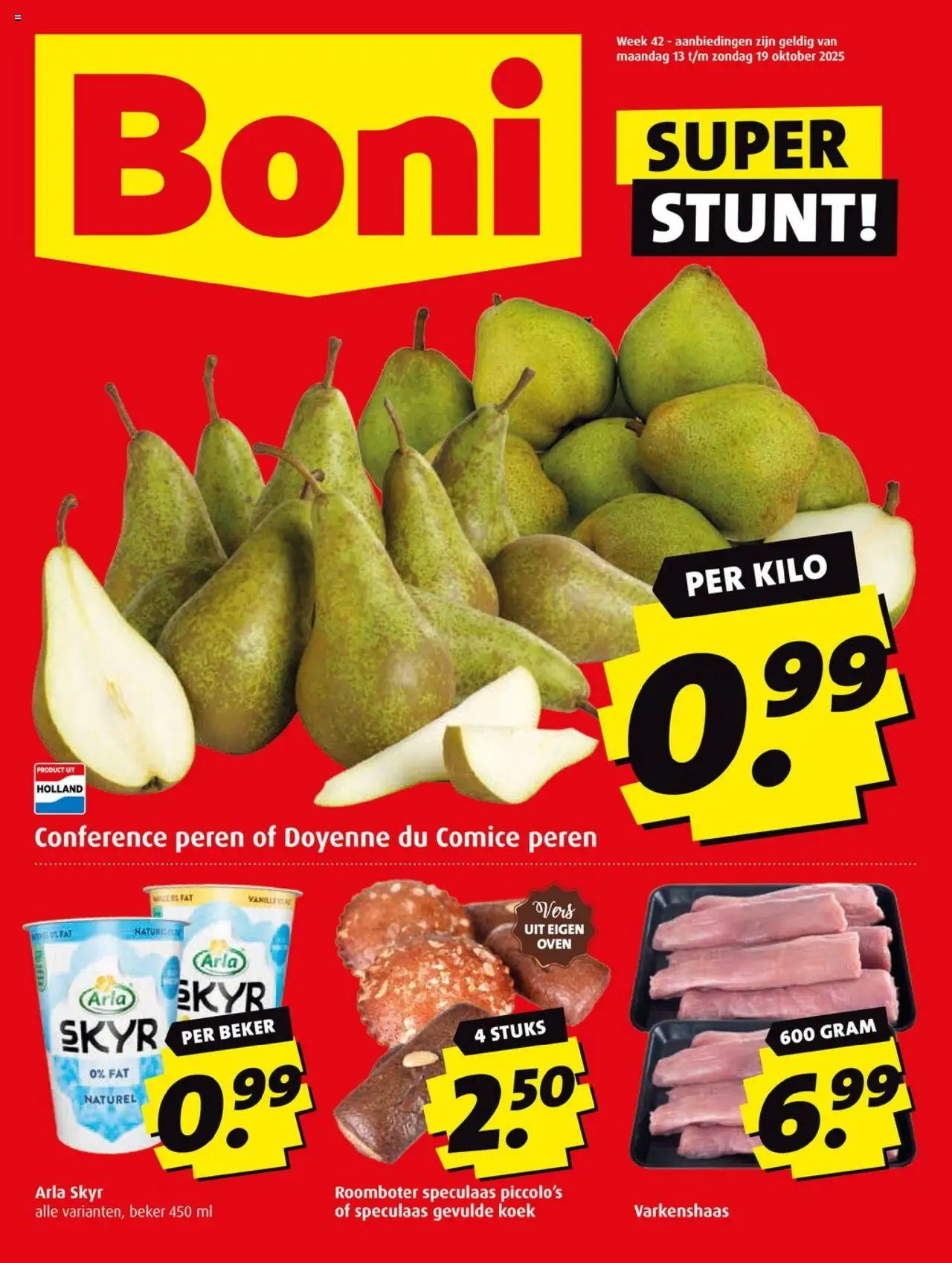 {H1} | Pagina: 1 | Producten: Beker, Roomboter, Oven