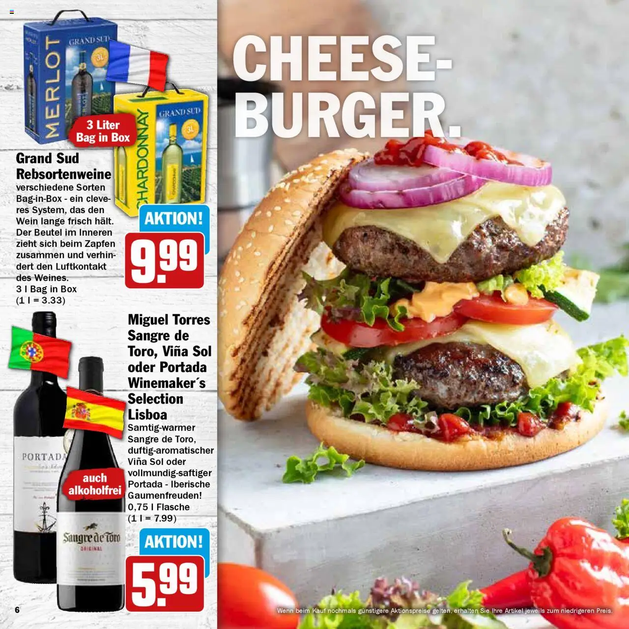 HIT Einfach Grillen - gültig ab dem 11.08.2025 | Seite: 6 | Produkte: Merlot, Box, Grand sud, Wein