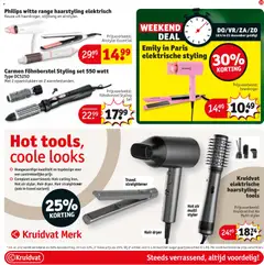 Kruidvat - Folder - Voorbeeld van een folder van Kruidvat, geldig van 15.12.2025 | Pagina: 33 | Producten: Kan, Haardroger, Füstölt oldalas, Stijltang