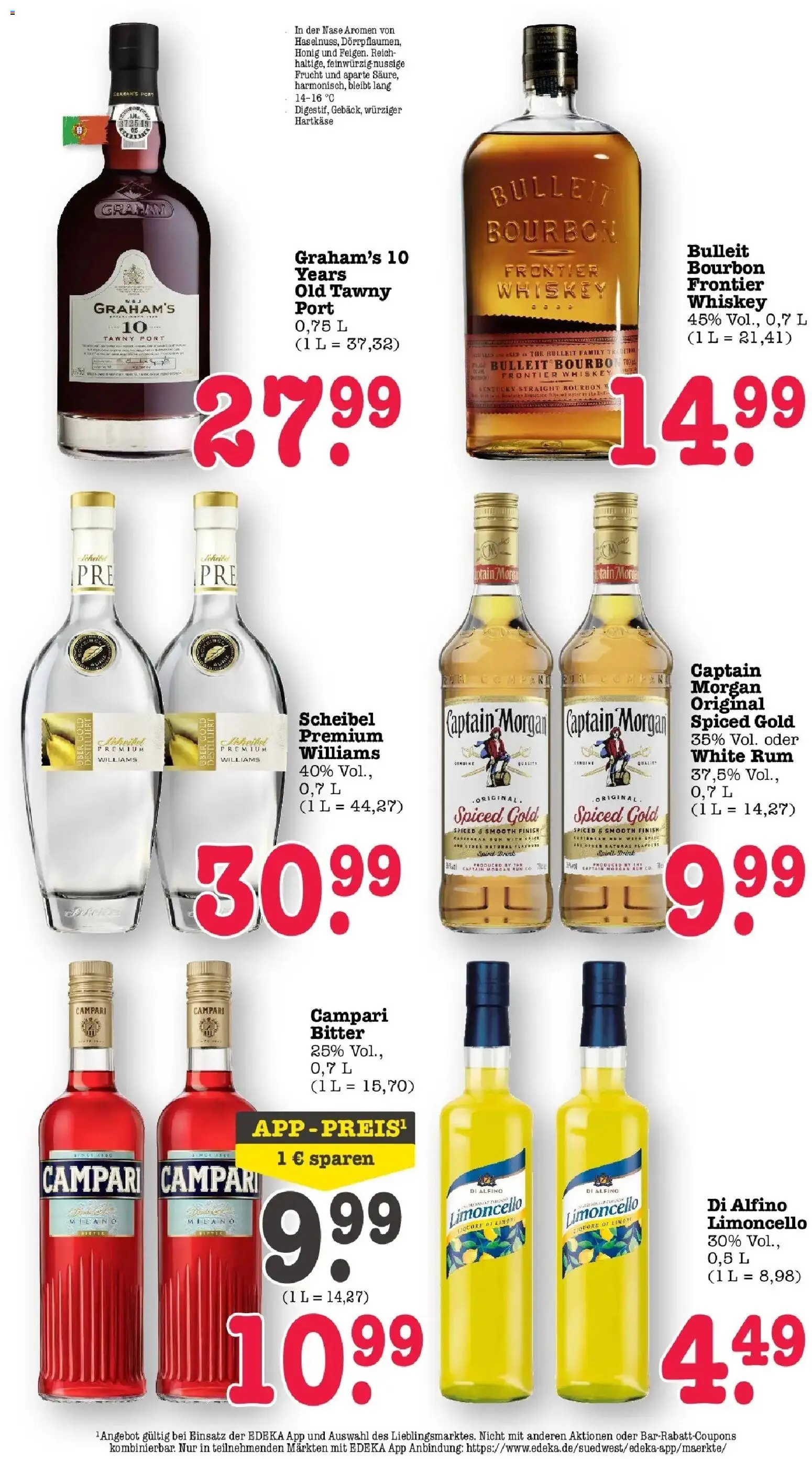 E center Prospekt Mainz-Weisenau	 – gültig ab 12.04.2026 | Seite: 47 | Produkte: Campari, Finish, Limoncello, Whiskey