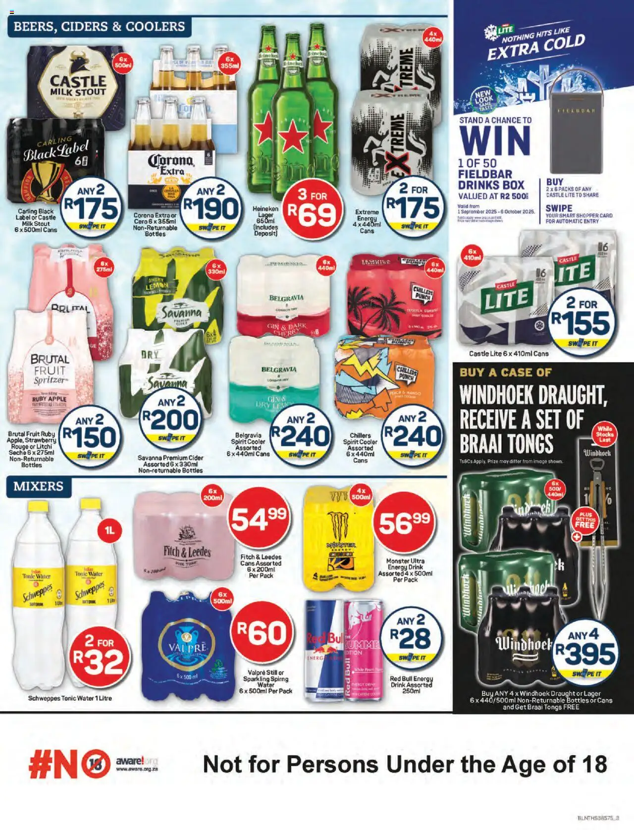 New Pick n Pay catalogue – valid from 23.09.2025 | Page: 3 | Products: Cider, Water, Lemon, Mango