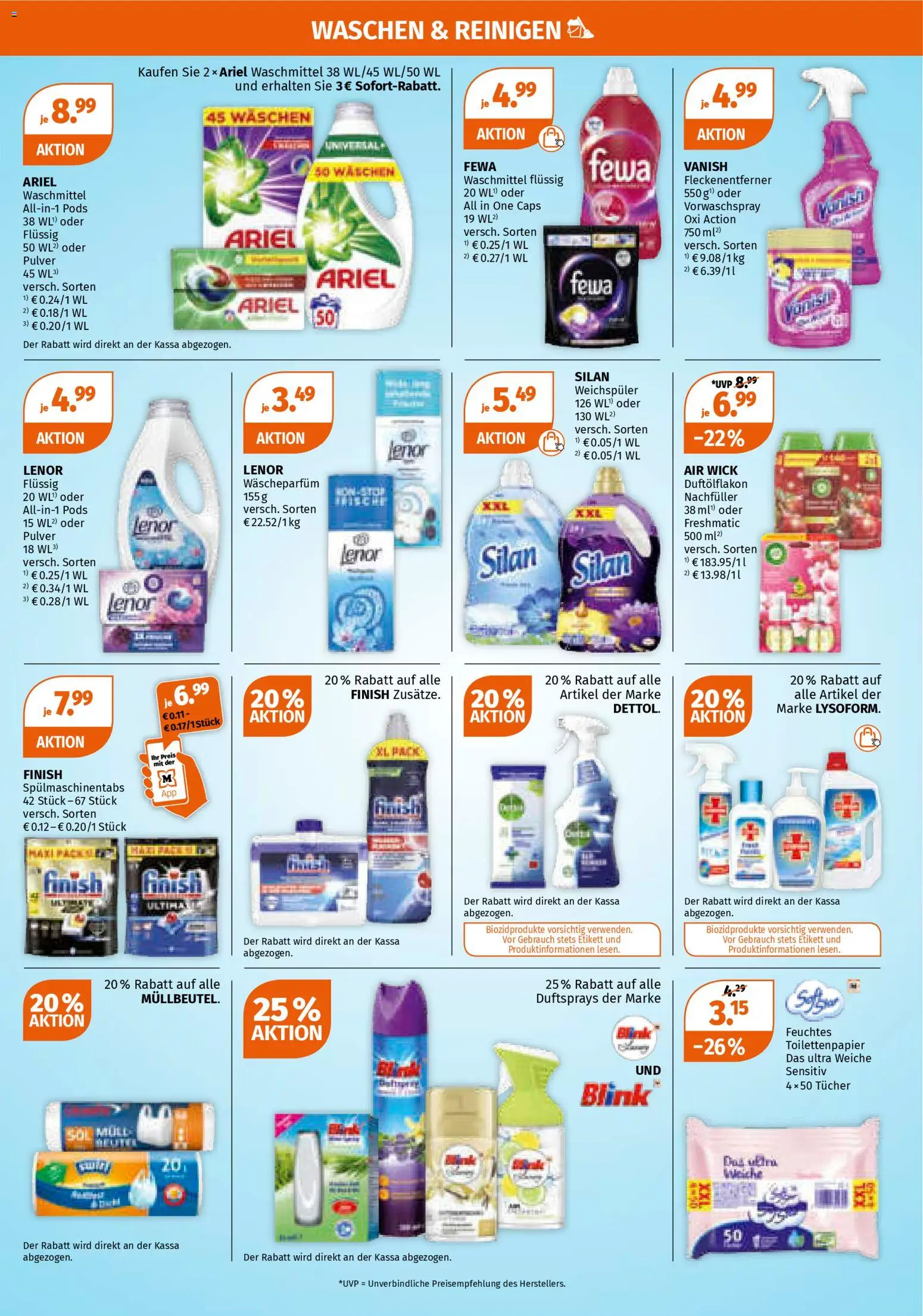 Müller Weihnachtsfreude schenken gültig ab 15.12.2025 | Seite: 9 | Produkte: Spülmaschinentabs, Weichspüler, Fleckenentferner, Waschmittel
