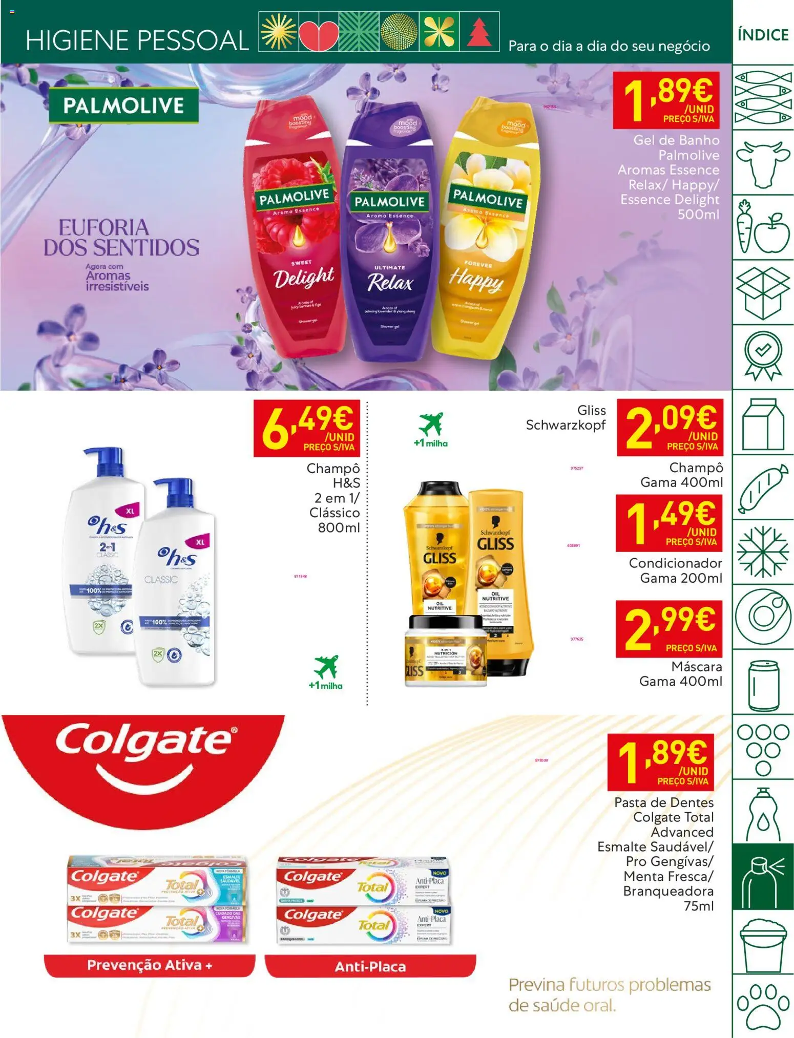 Recheio folheto │ válido de 18.11.2025 | Página: 45 | Produtos: Condicionador, Gel de banho, Pasta de dentes, Banho