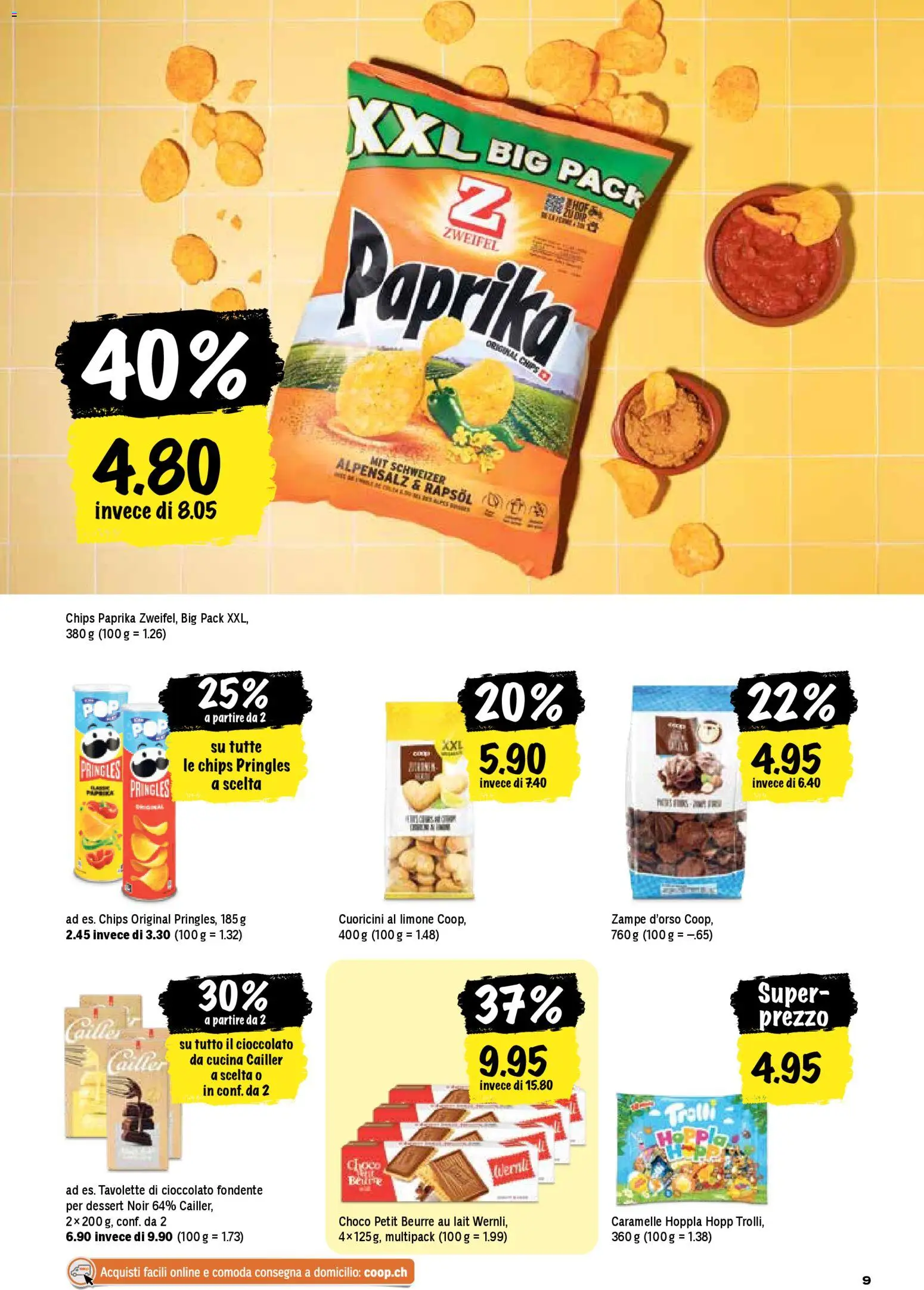 Coop aktionen IT – gültig ab 26.03.2026 | Seite: 9 | Produkte: Rapsöl, Chips