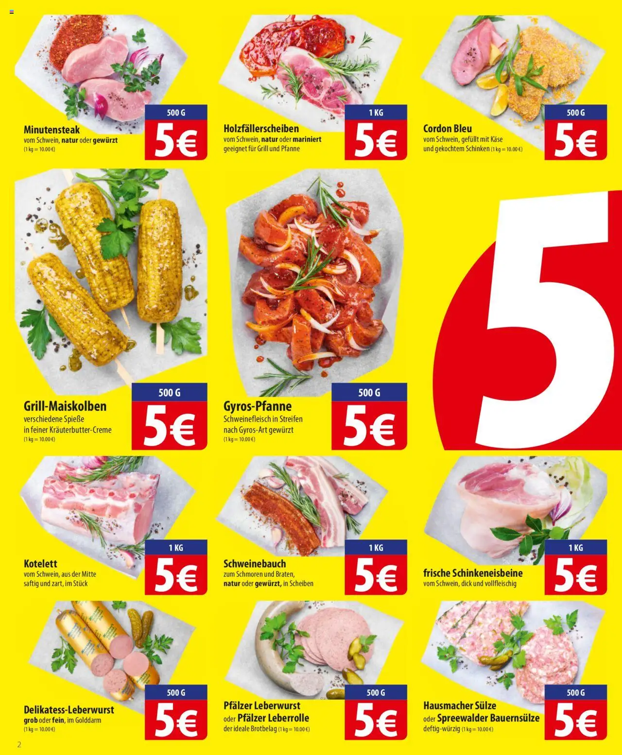 Famila Prospekt 	 - gültig ab dem 25.08.2025 | Seite: 2 | Produkte: Grill, Käse, Schweinebauch, Spieße