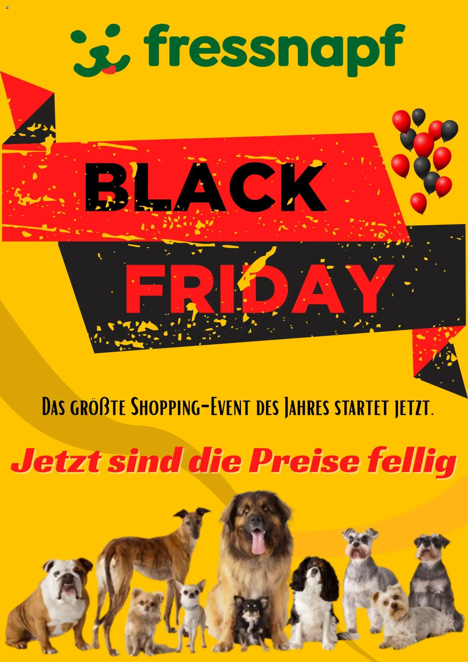 Fressnapf Black Friday gültig ab 04.11.2025 | Seite: 1