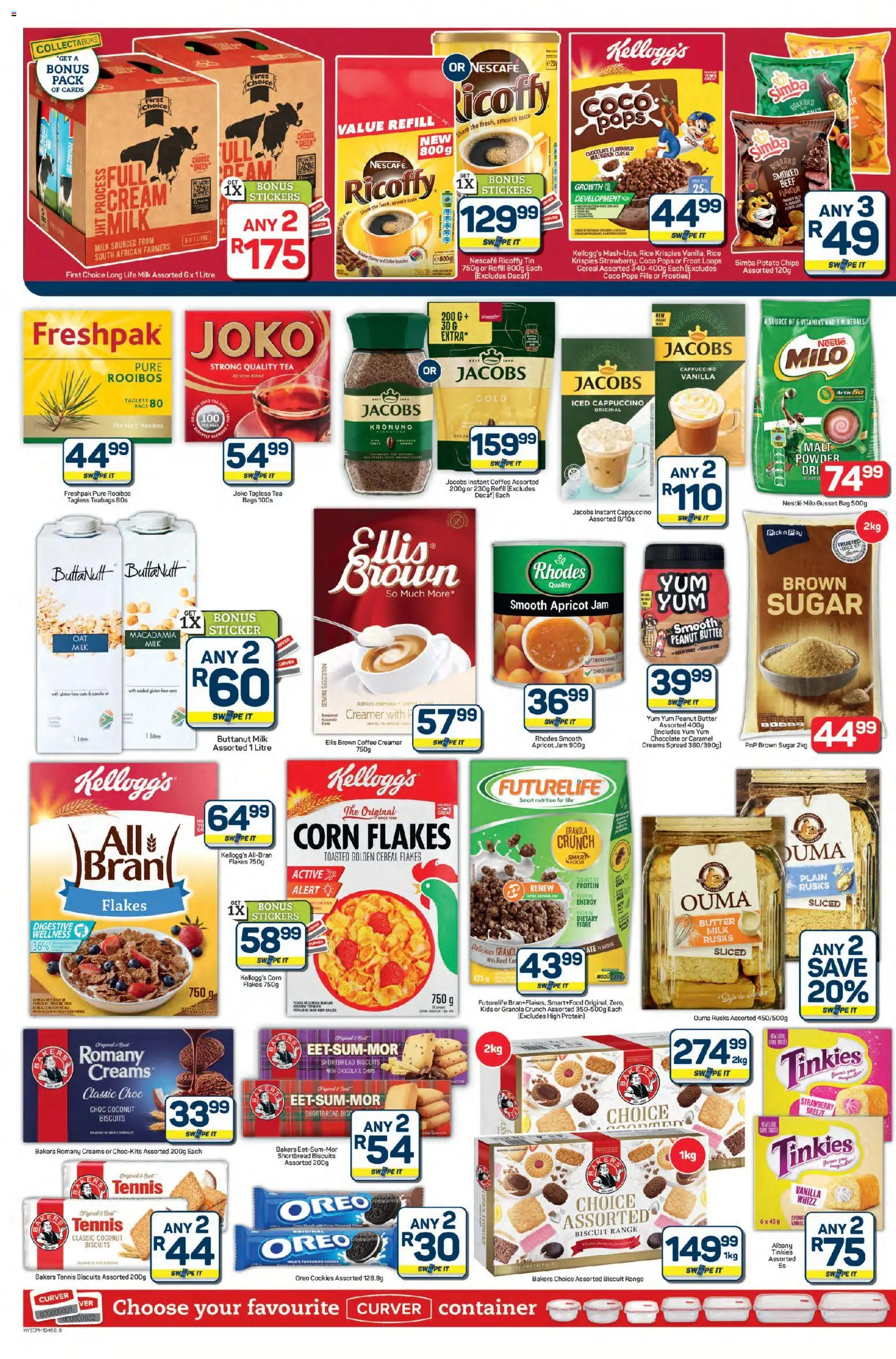 New Pick n Pay catalogue – valid from 23.10.2025 | Page: 6 | Products: Jam, Vitamins, Powder, Cream