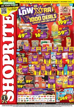 Shoprite specials catalogue – valid from 04.12.2025
