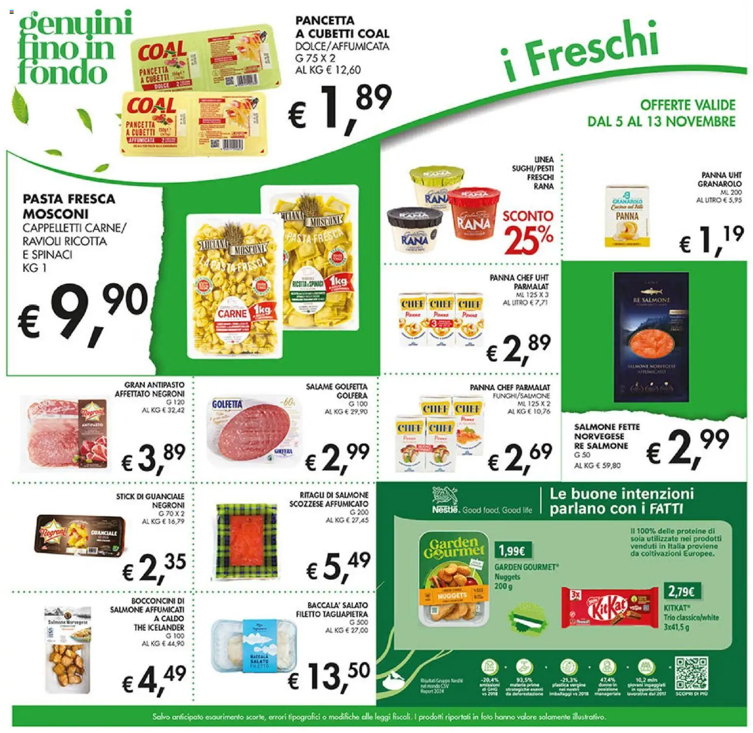 Volantino Coal del 05.11.2025 | Pagina: 15 | Prodotti: Salame, Pancetta, The, Ravioli