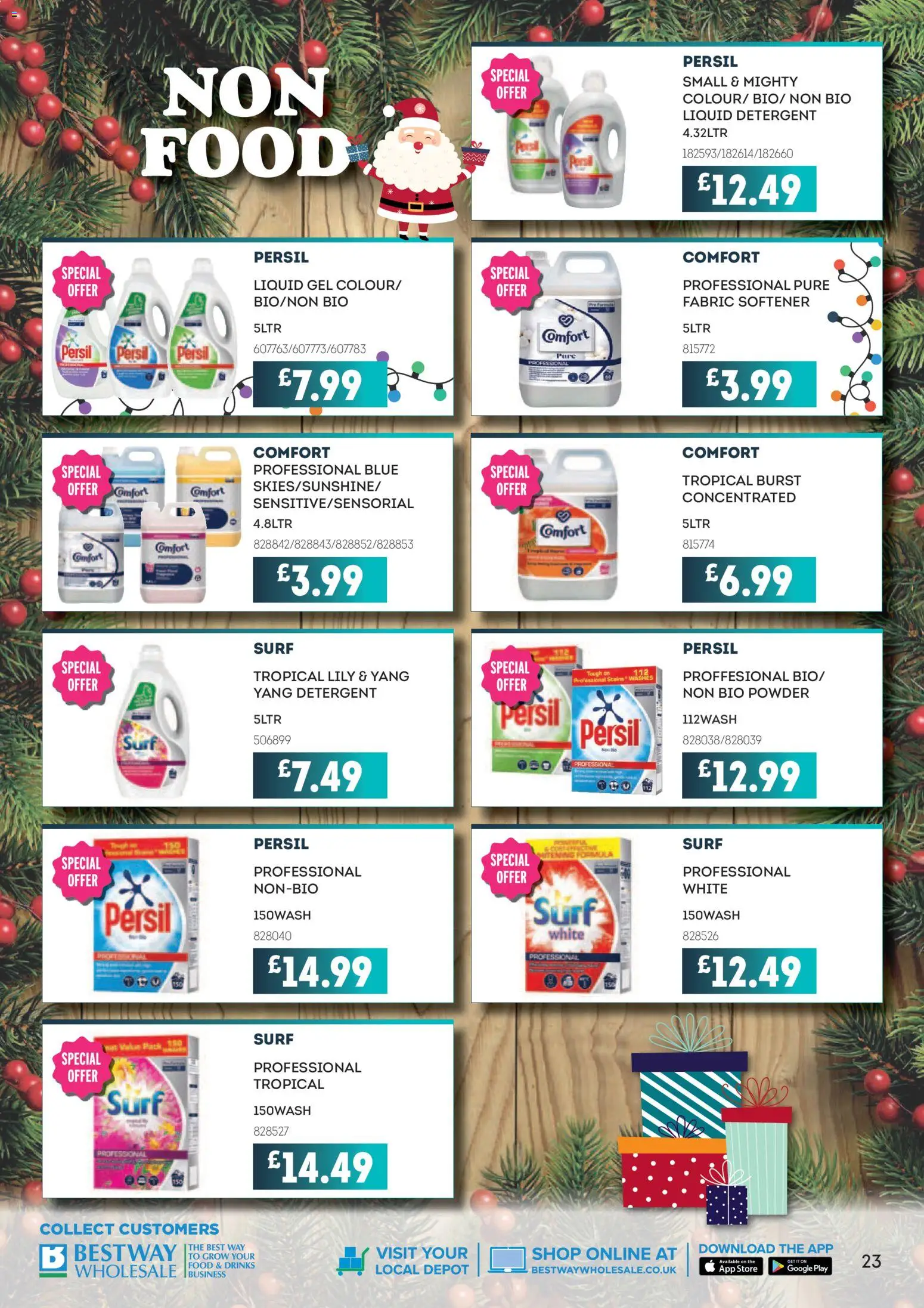{H1} | Page: 23 | Products: Powder, Persil, Fabric softener, Detergent