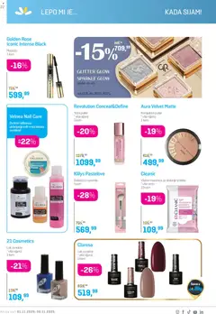 Lilly drogerie katalog - pregled Lilly drogerie kataloga - važi od 01.11.2025 | Strana: 22 | Proizvode: Tečni puder, Rumenilo, Senke za oči, Lak za nokte