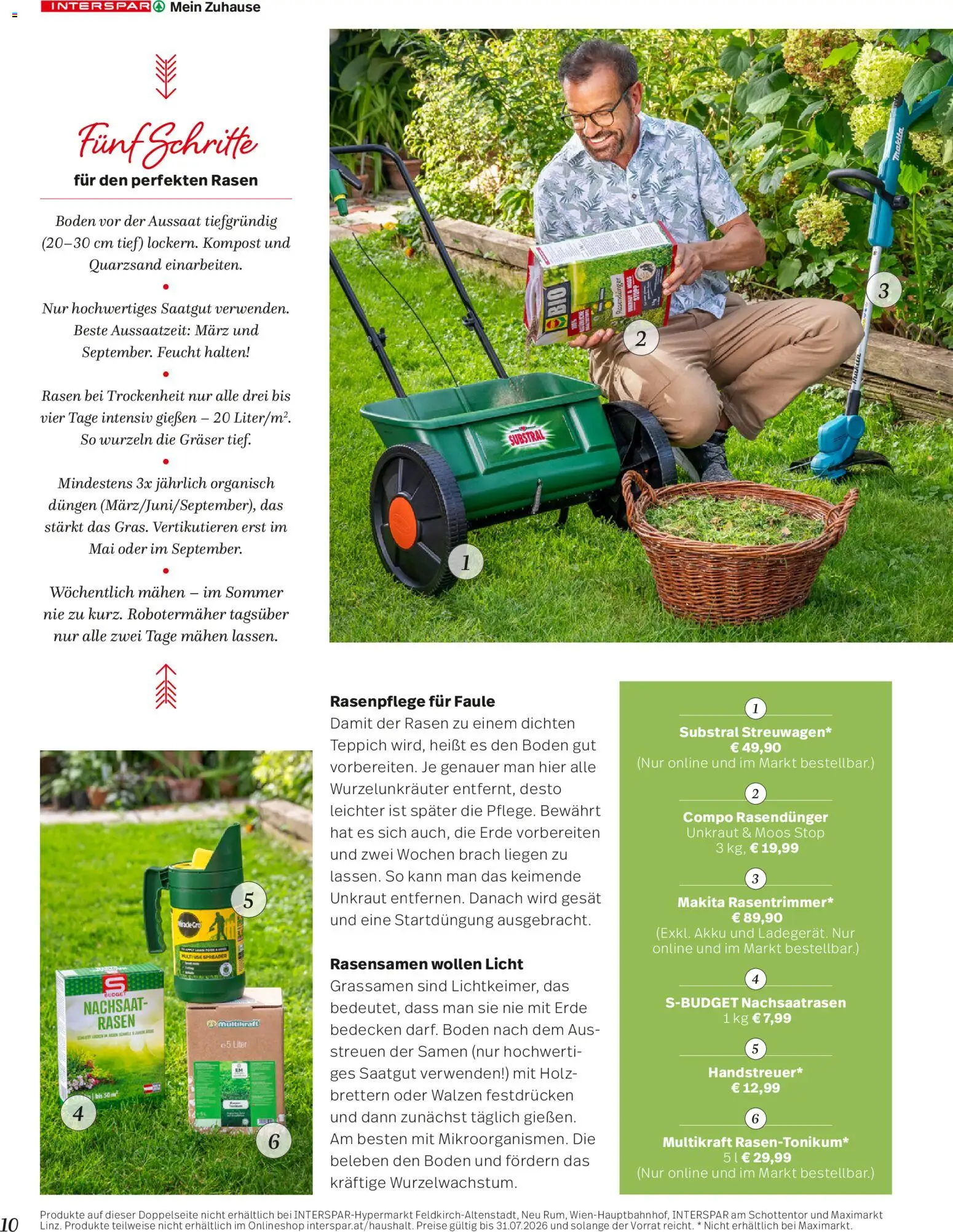 Interspar Mein Zuhause Magazin  gültig ab 07.04.2026 | Seite: 10 | Produkte: Teppich