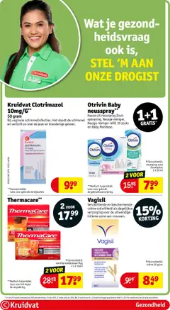 Kruidvat - Folder week 41 - Voorbeeld van een folder van Kruidvat, geldig van 06.10.2025 | Pagina: 43 | Producten: Kan, Kompressen, Verlichting, Crème