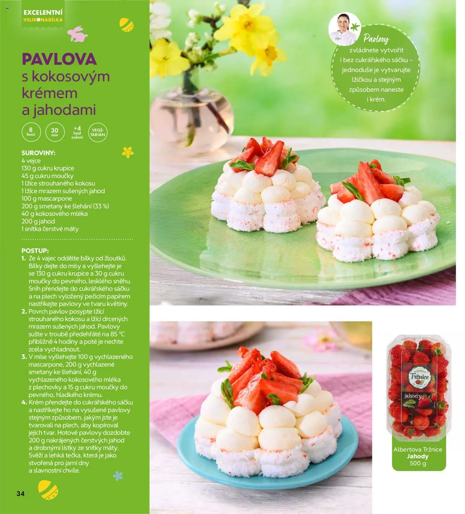 Albert magazín od 01.03.2026 | Strana: 34 | Produkty: Hodiny, Vejce, Plech, Mascarpone