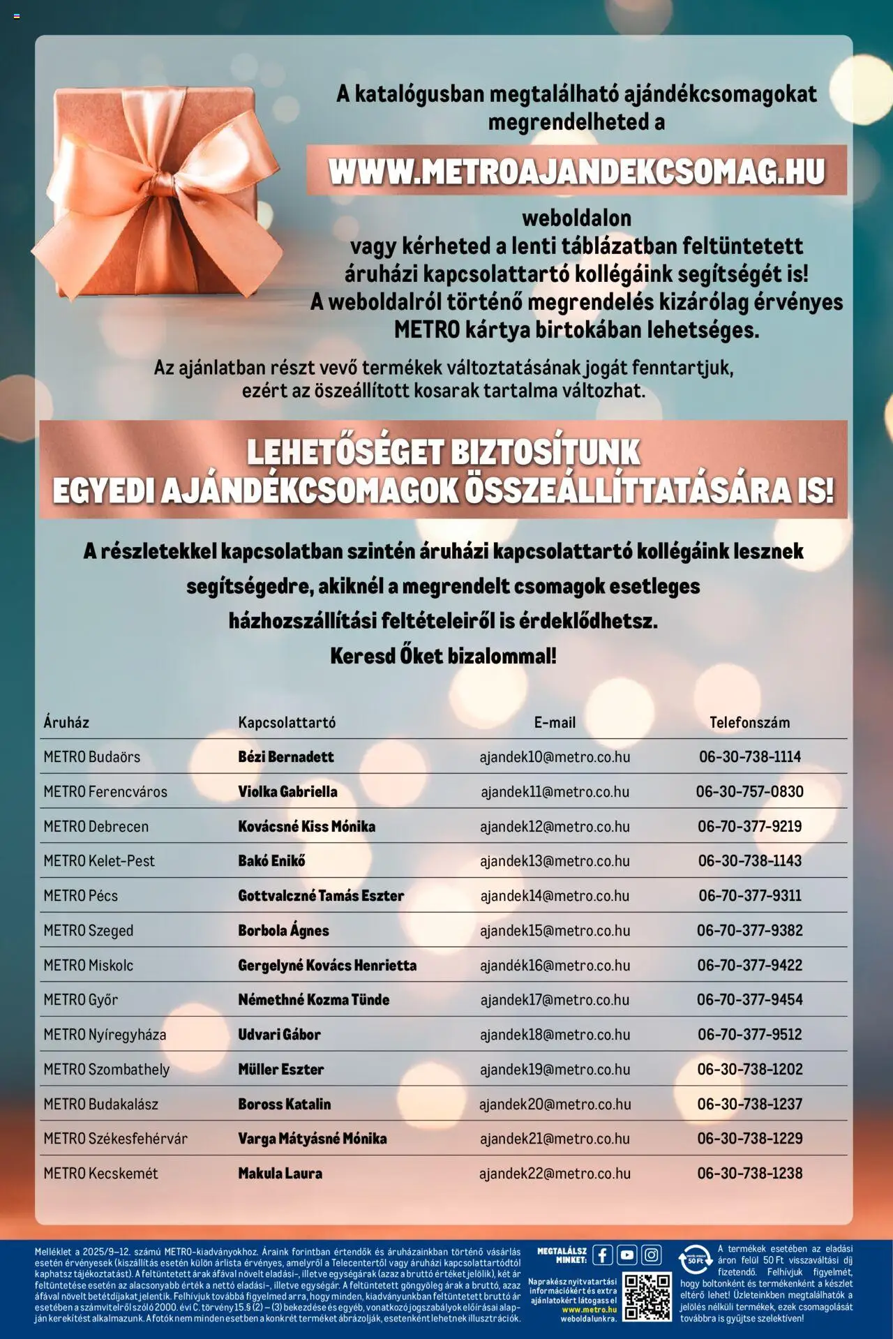 Metro akciós ujság - amely érvényes a következő dátumtól: 15.09.2025 | Oldal: 12 | Termékek: Szőlő