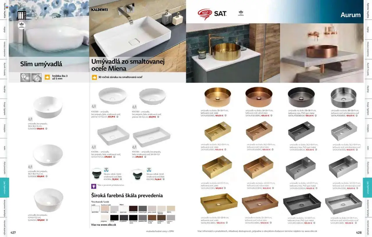 Nové Siko akcie – leták je platný od 01.09.2025 | Strana: 215 | Produkty: Osvetlenie, Umývadlo na dosku, Ventil, Radiátory