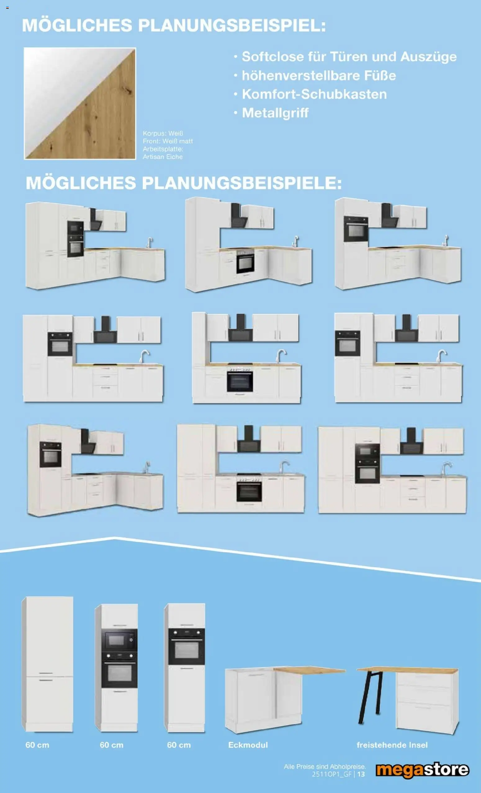 Segmüller Moderne Küchen Mega Günstig – gültig ab 03.11.2020 | Seite: 13