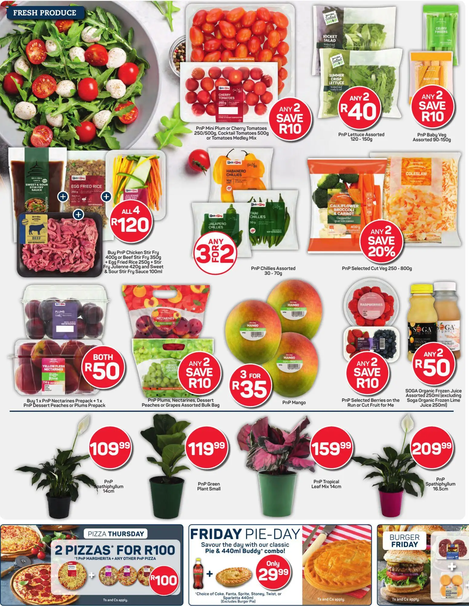 New Pick n Pay catalogue – valid from 05.01.2026 | Page: 2 | Products: Salad, Sauce, Mango, Lime