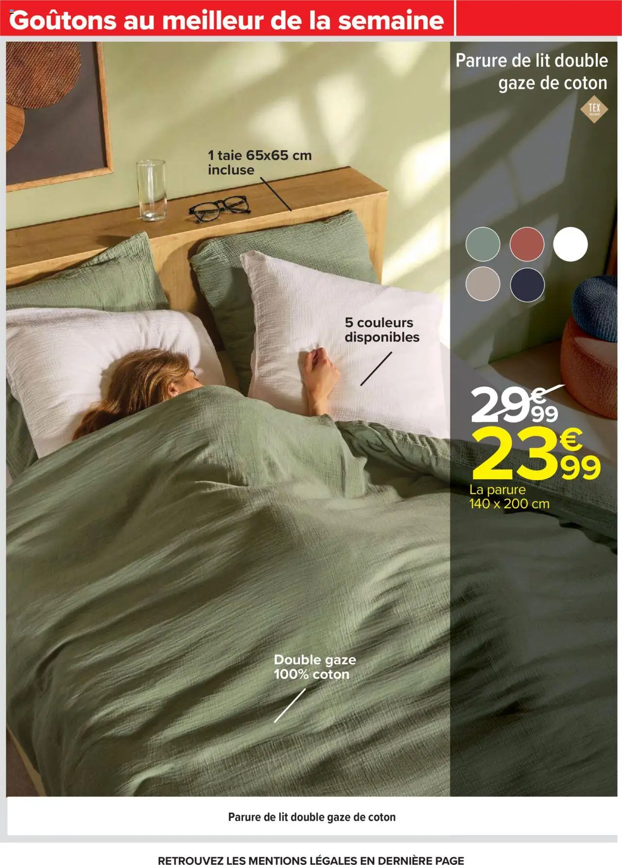 {H1} | Page: 77 | Produits: Coton, Parure de lit, Lit