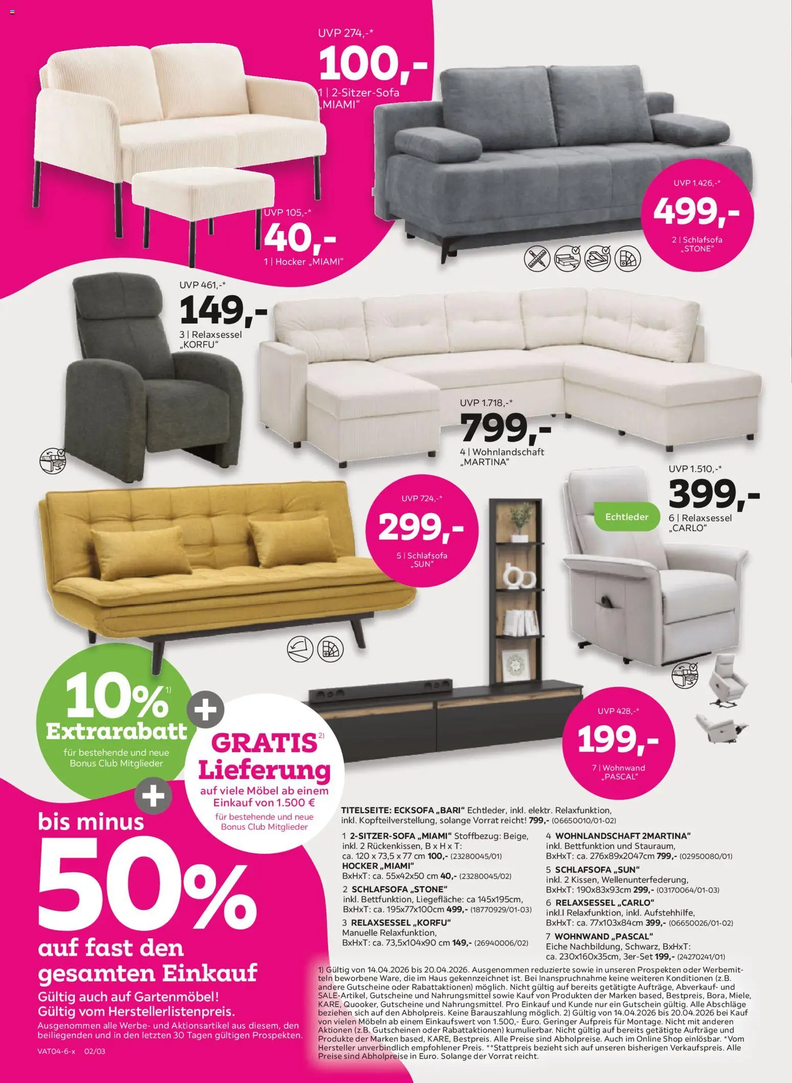 Mömax Prospekt aktuell gültig ab 14.04.2026 | Seite: 2 | Produkte: Gartenmöbel