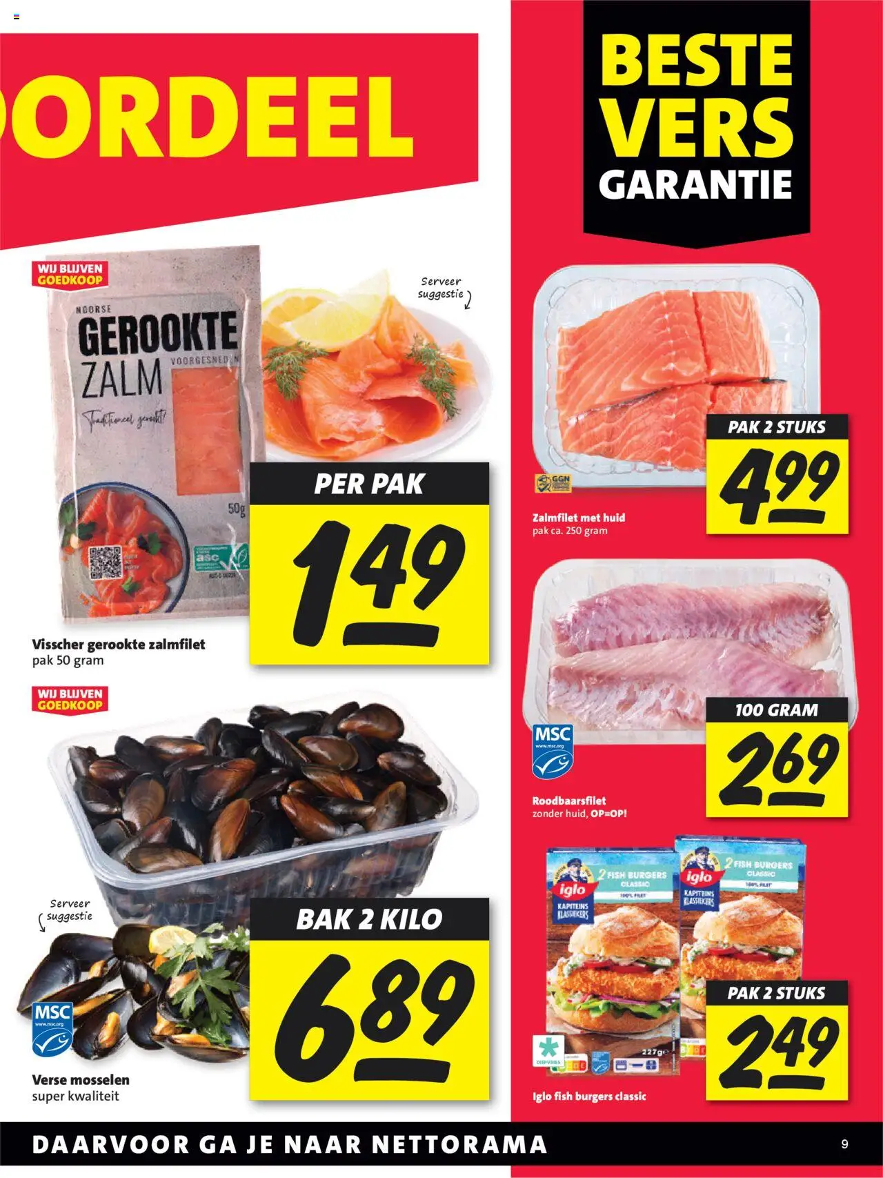  | Pagina: 9 | Producten: Zalm, Mosselen