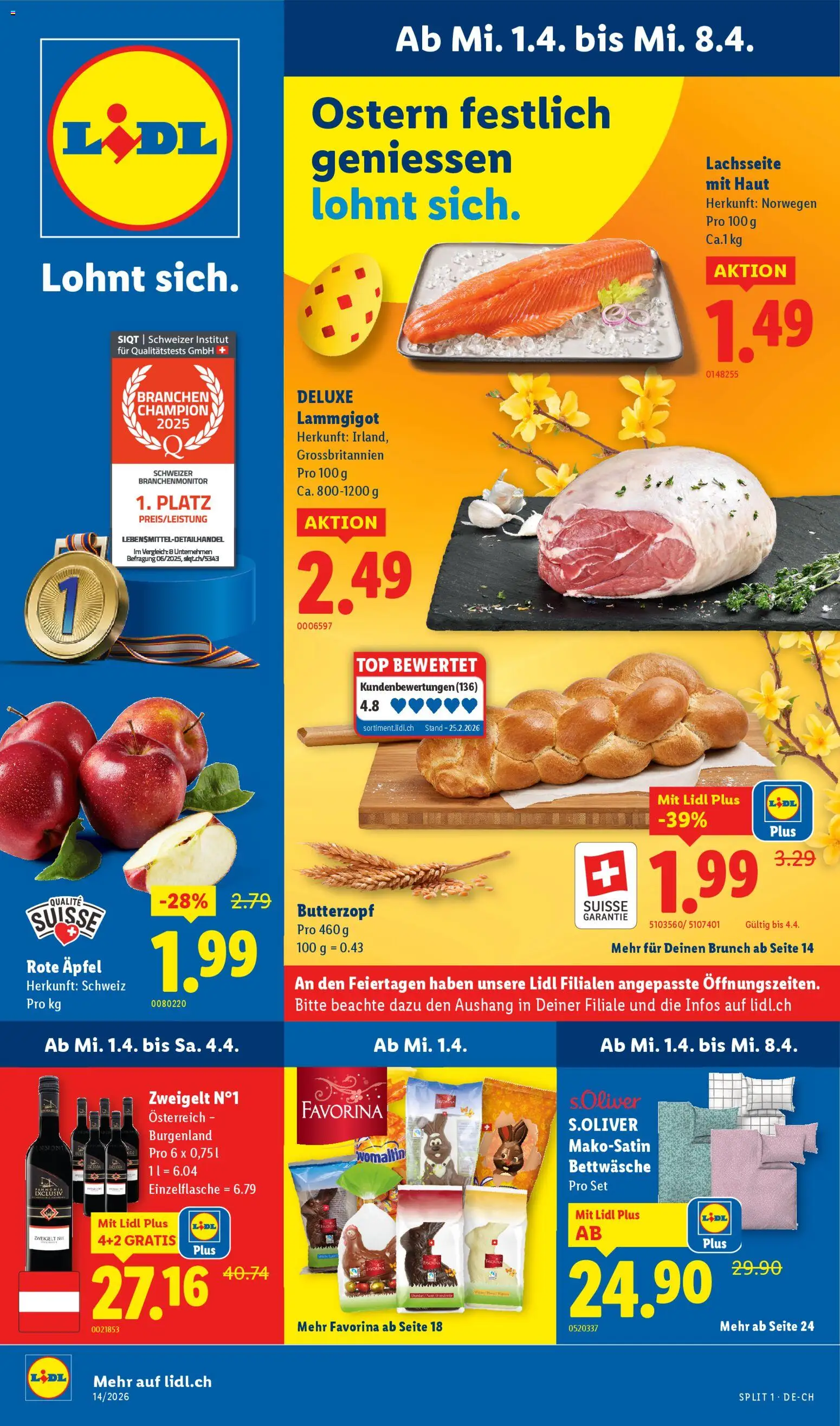 Lidl aktionen – gültig ab 01.04.2026 | Seite: 1