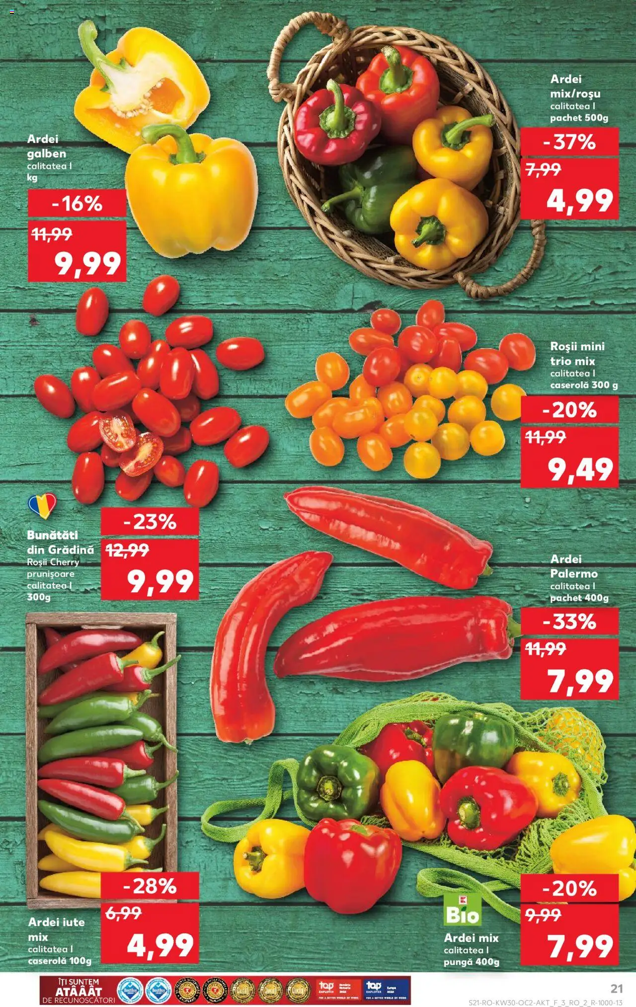 Kaufland RO akciós ujság - amely érvényes a következő dátumtól: 23.07.2025 | Oldal: 21