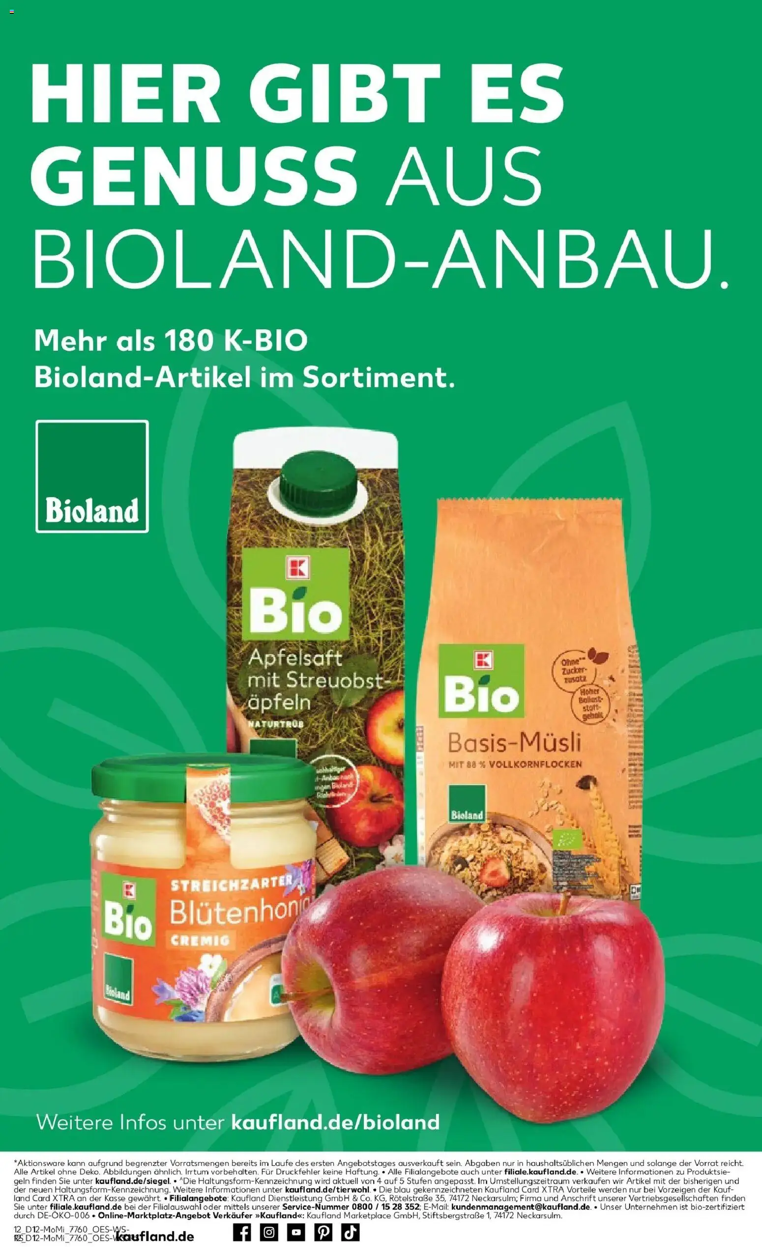 Kaufland Prospekt Neu-Ulm	 – gültig ab 16.03.2026 | Seite: 12 | Produkte: Apfelsaft, Apple, Zucker