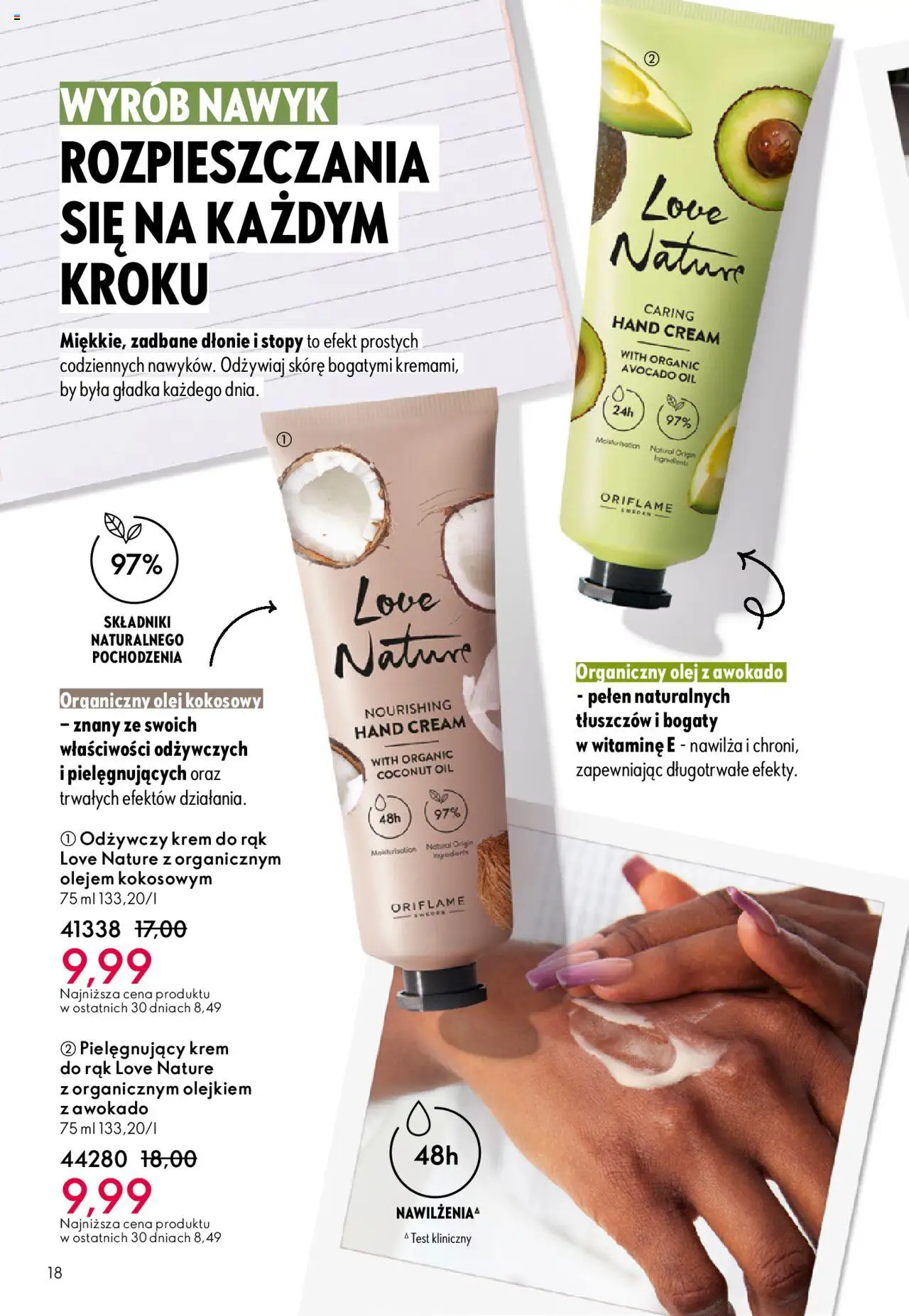 Oriflame Katalog 14 2025 od 01.10.2025 | Strona: 18 | Produkty: Olej z awokado, Olej, Olej kokosowy, Krem