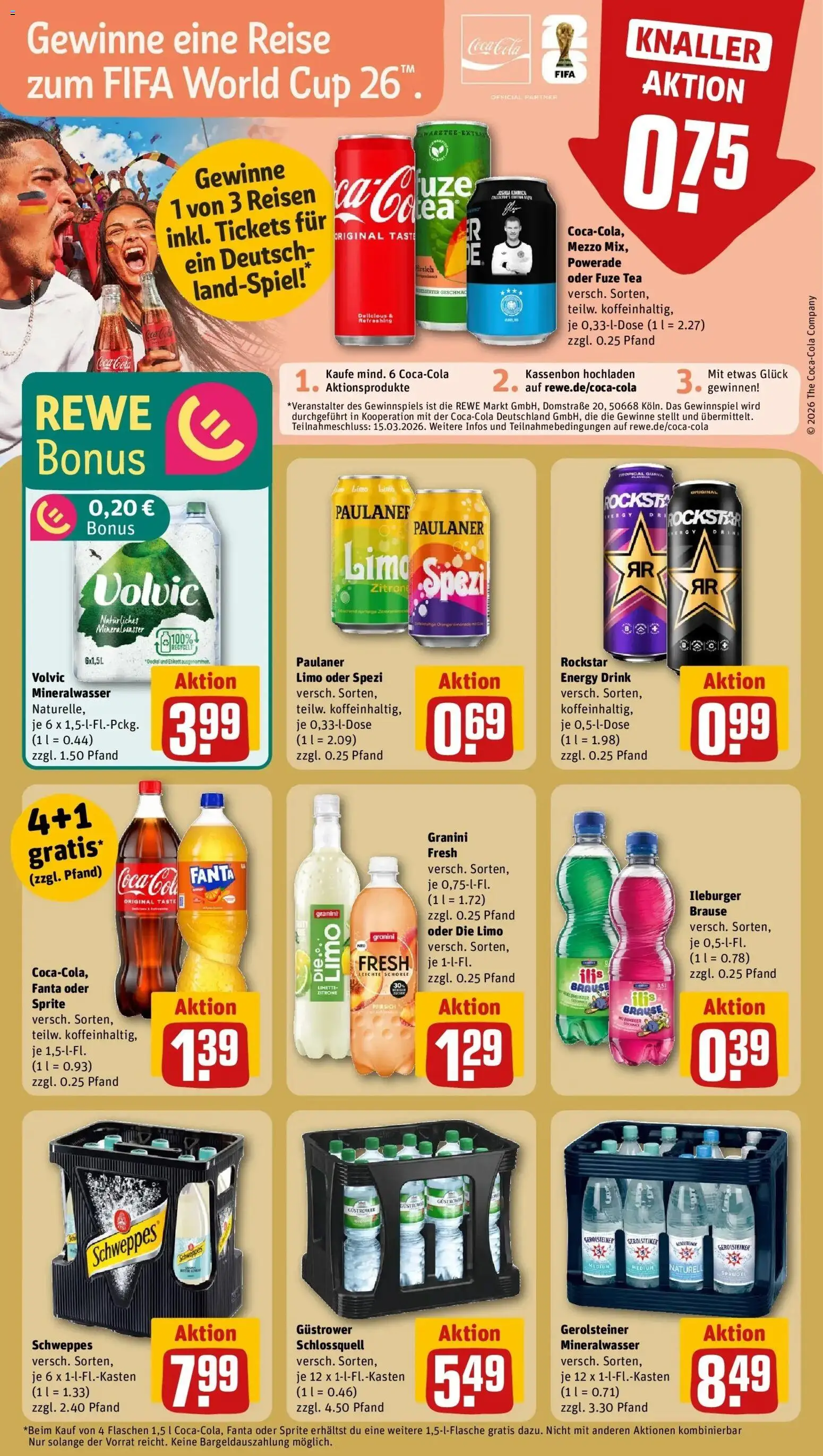 Rewe prospekt Greifswald	 – gültig ab 22.02.2026 | Seite: 20 | Produkte: Energy, Volvic, Paulaner, Gerolsteiner