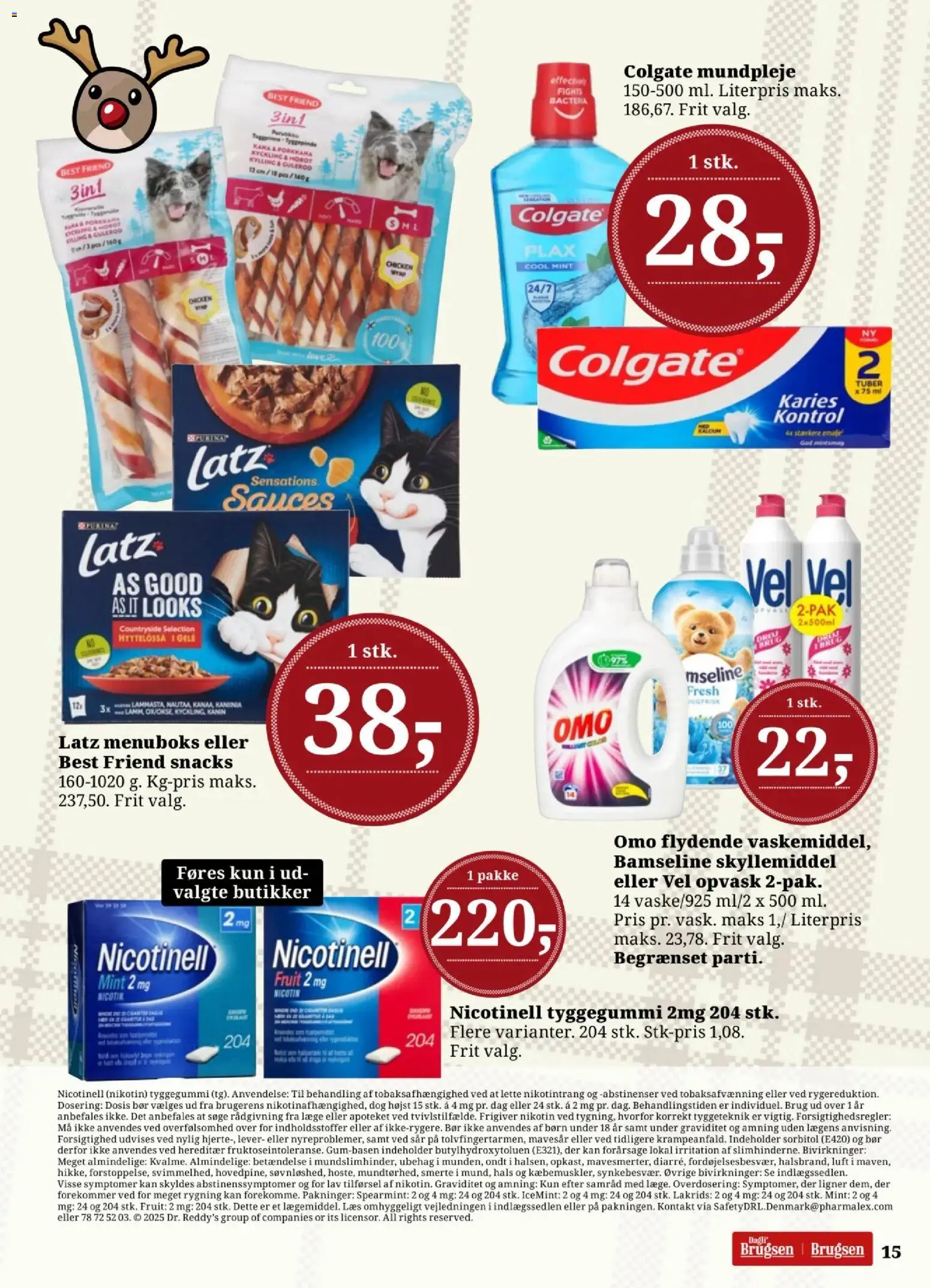 Dagli'Brugsen tilbudsavis – gyldig fra 07.11.2025 | Side: 16 | Produkter: Skyllemiddel, Gulerod, Lakrids